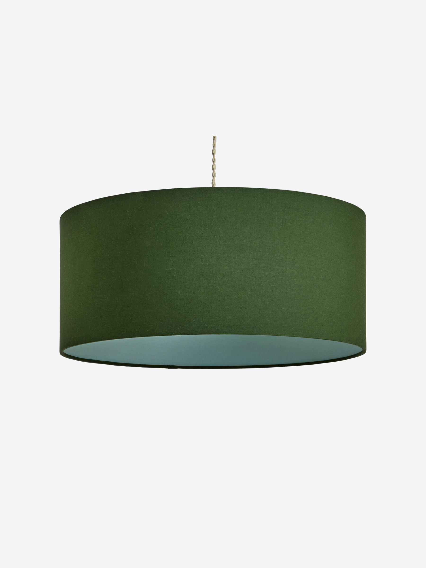Oro Pendant Drum Lamp Shade in Green - Image 3 of 4
