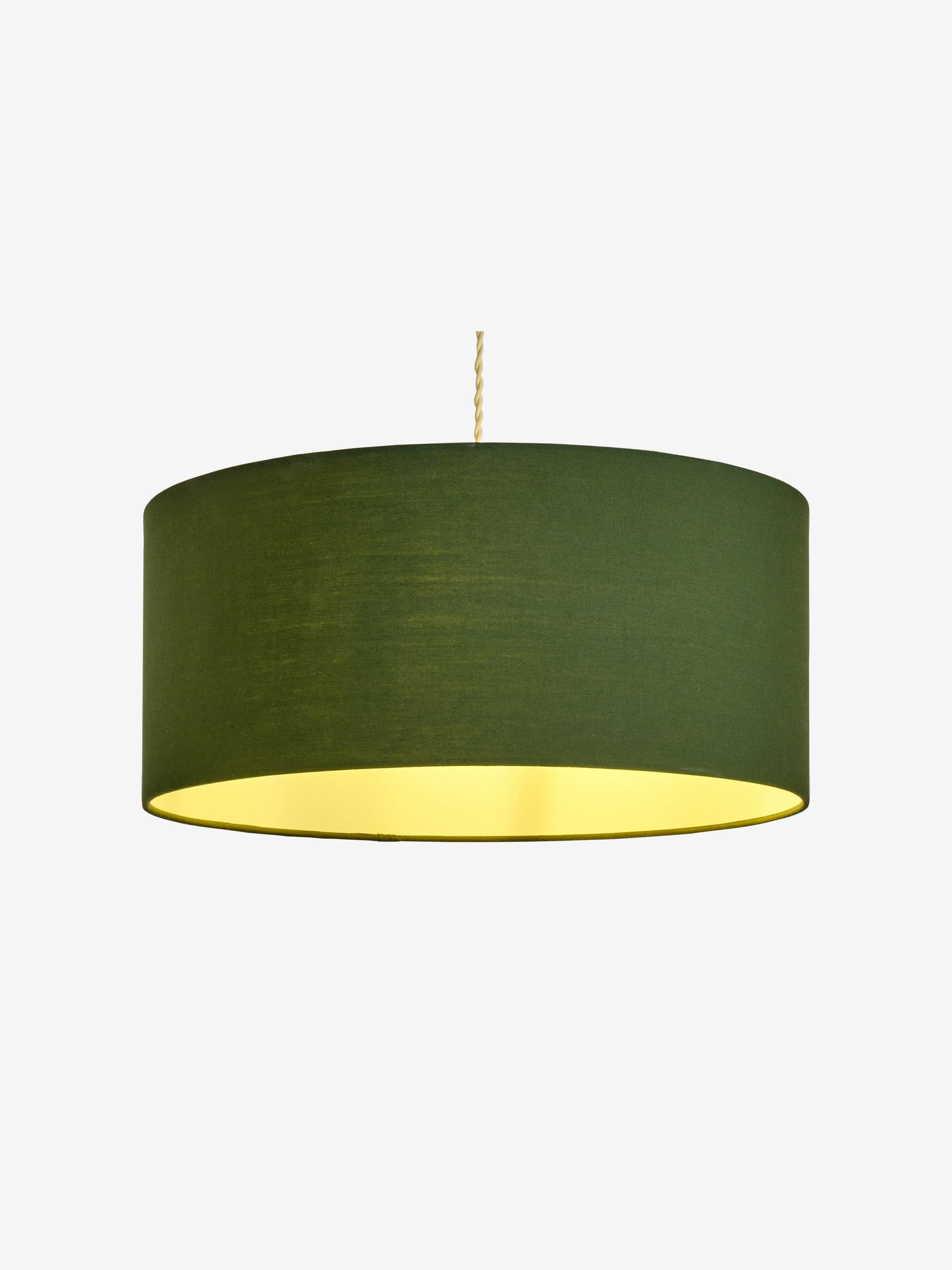 Oro Pendant Drum Lamp Shade in Green - Image 4 of 4