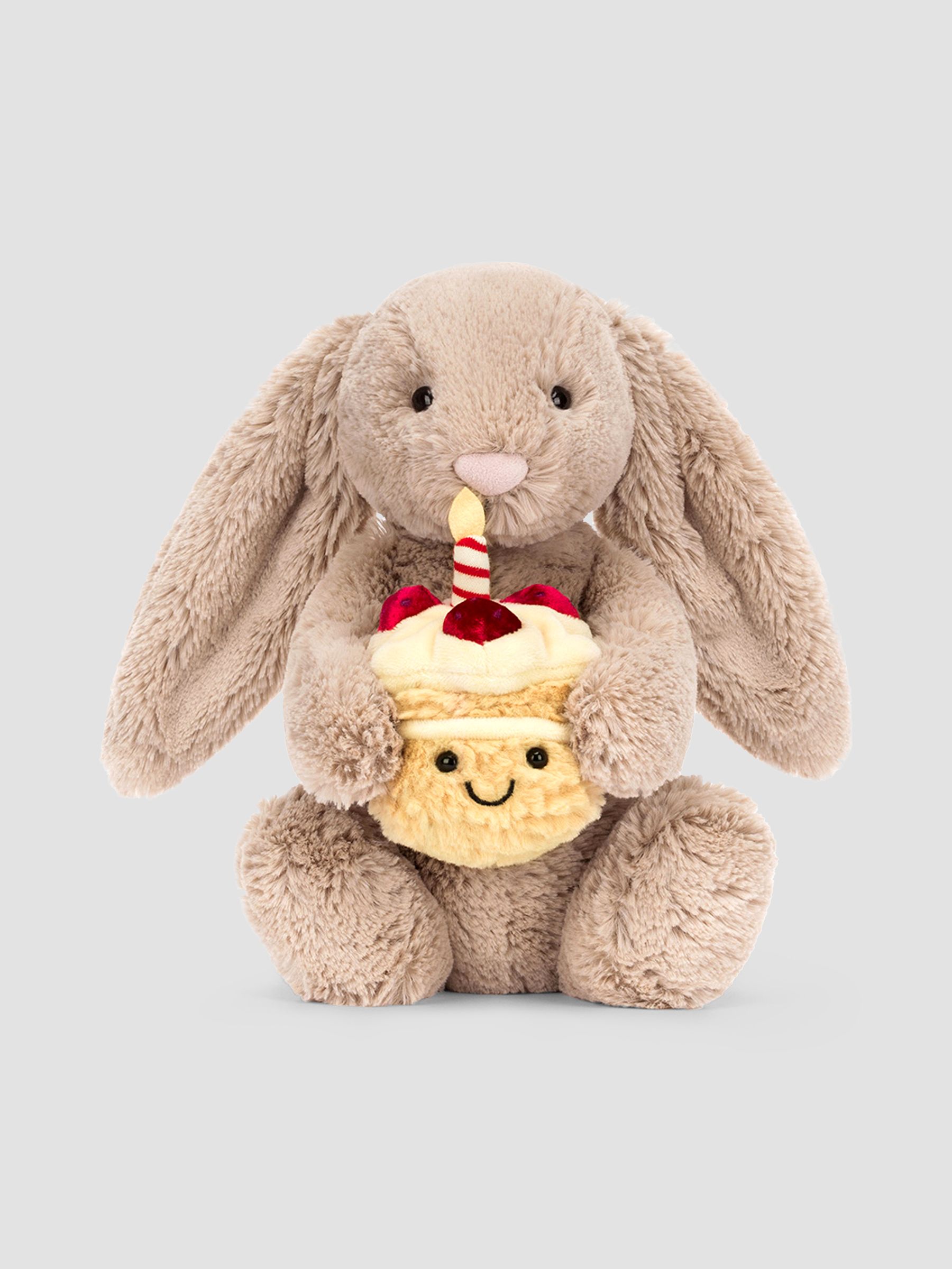 Jellycat Bashful Beige Bunny 'Birthday' - Image 2 of 4