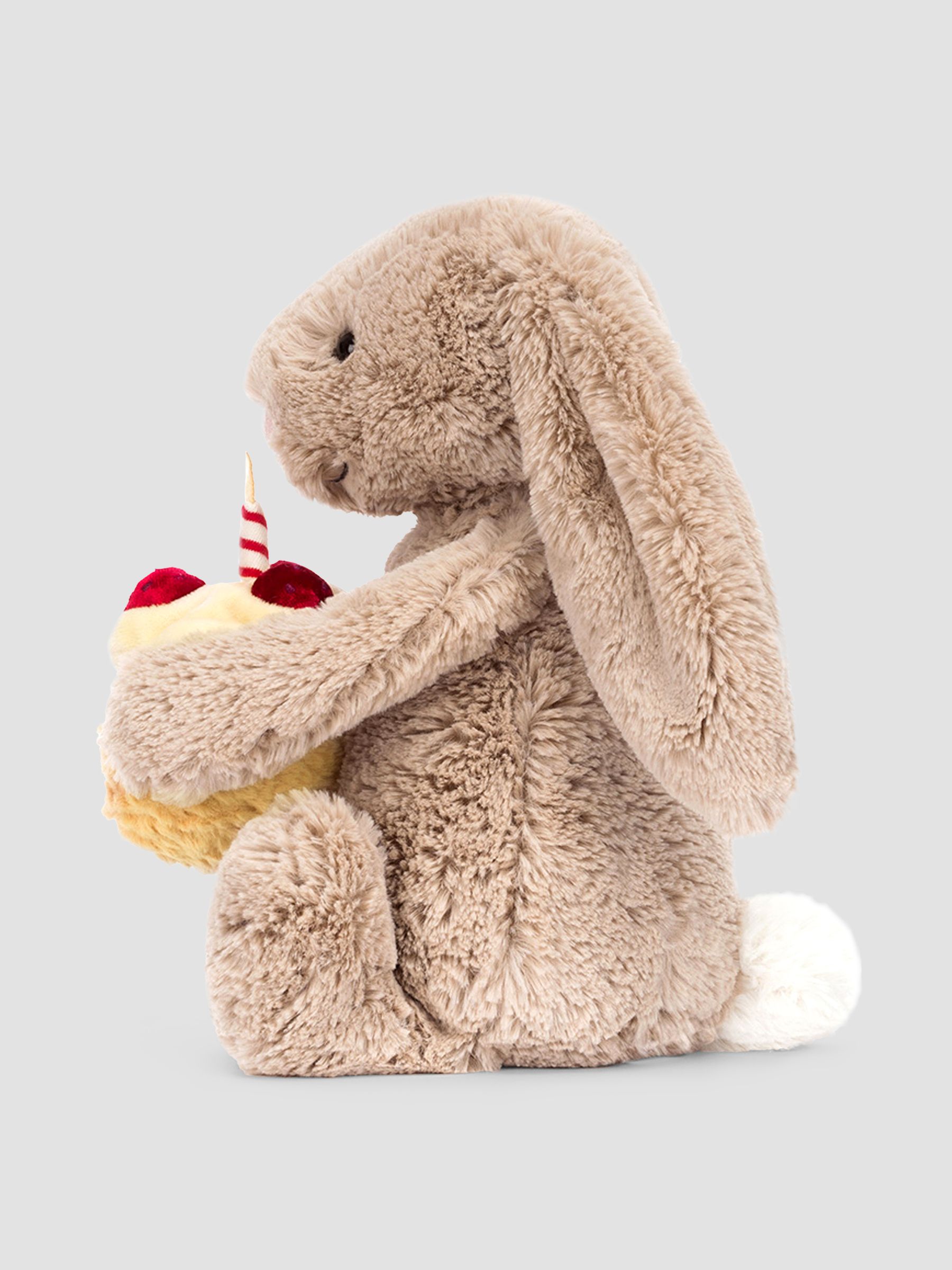 Jellycat Bashful Beige Bunny 'Birthday' | JoJo Maman Bébé