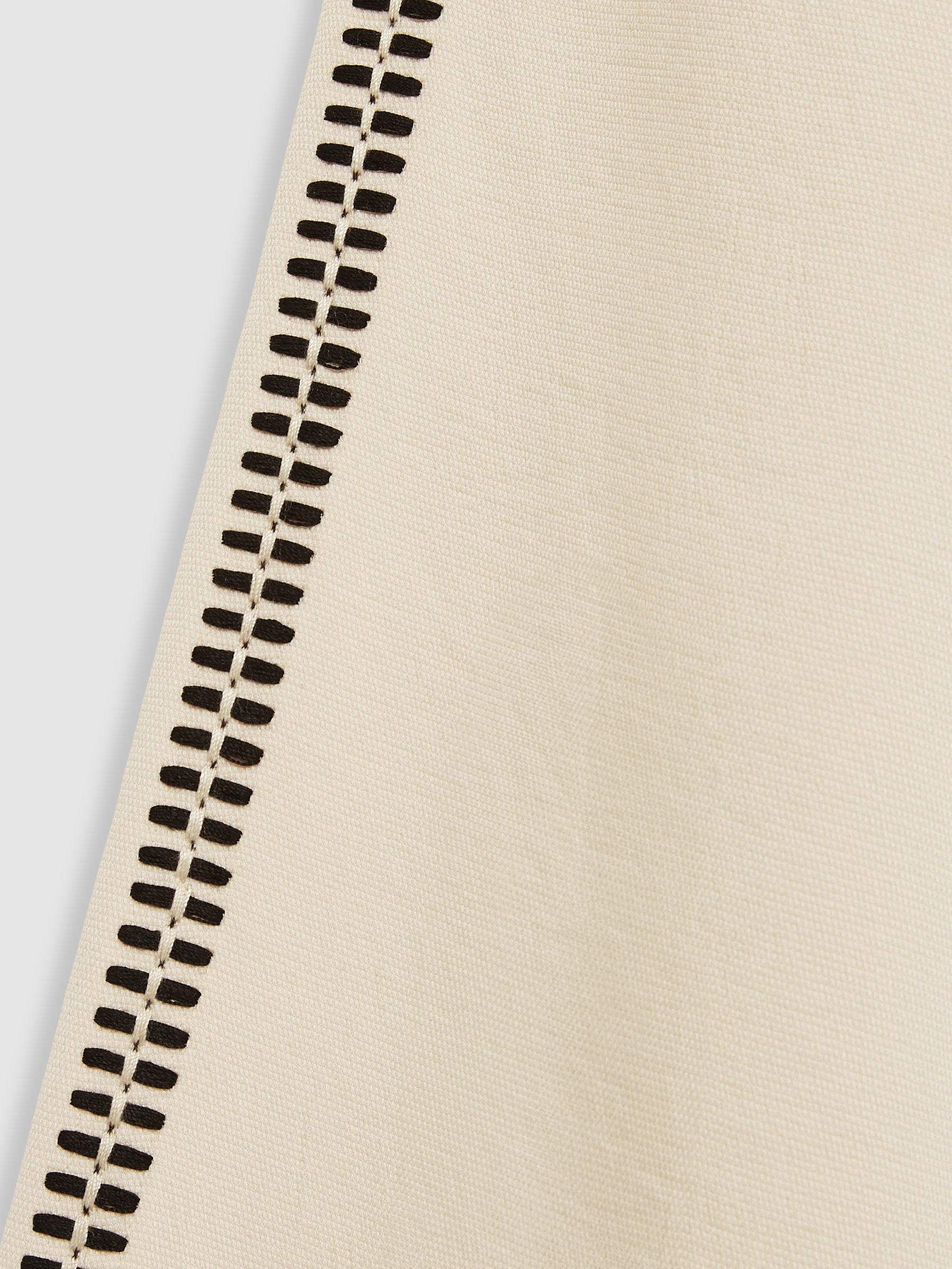 Embroidery Halterneck Wide-Leg Jumpsuit in Cream - Image 8 of 8