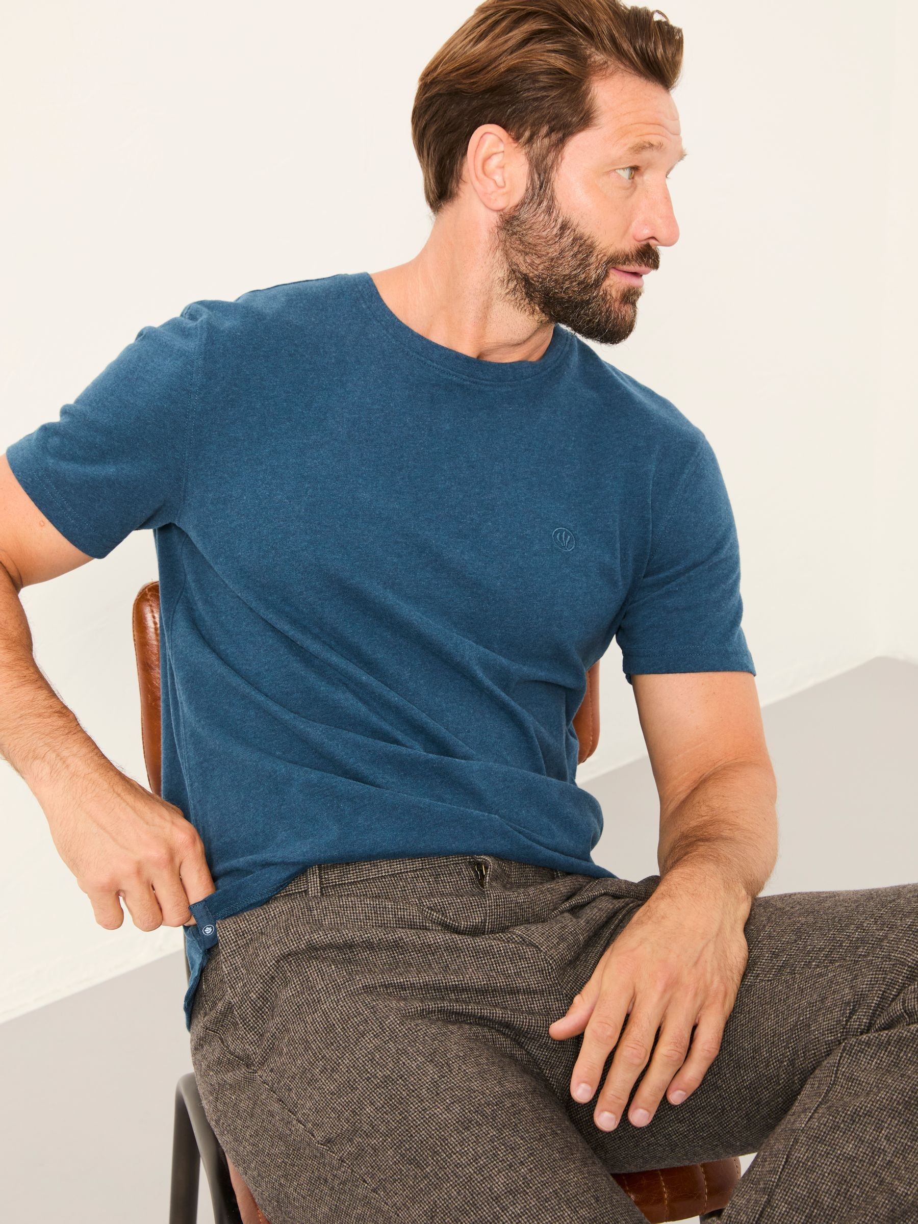 Lulworth Dark Teal Blue Tshirt - Image 3 of 5