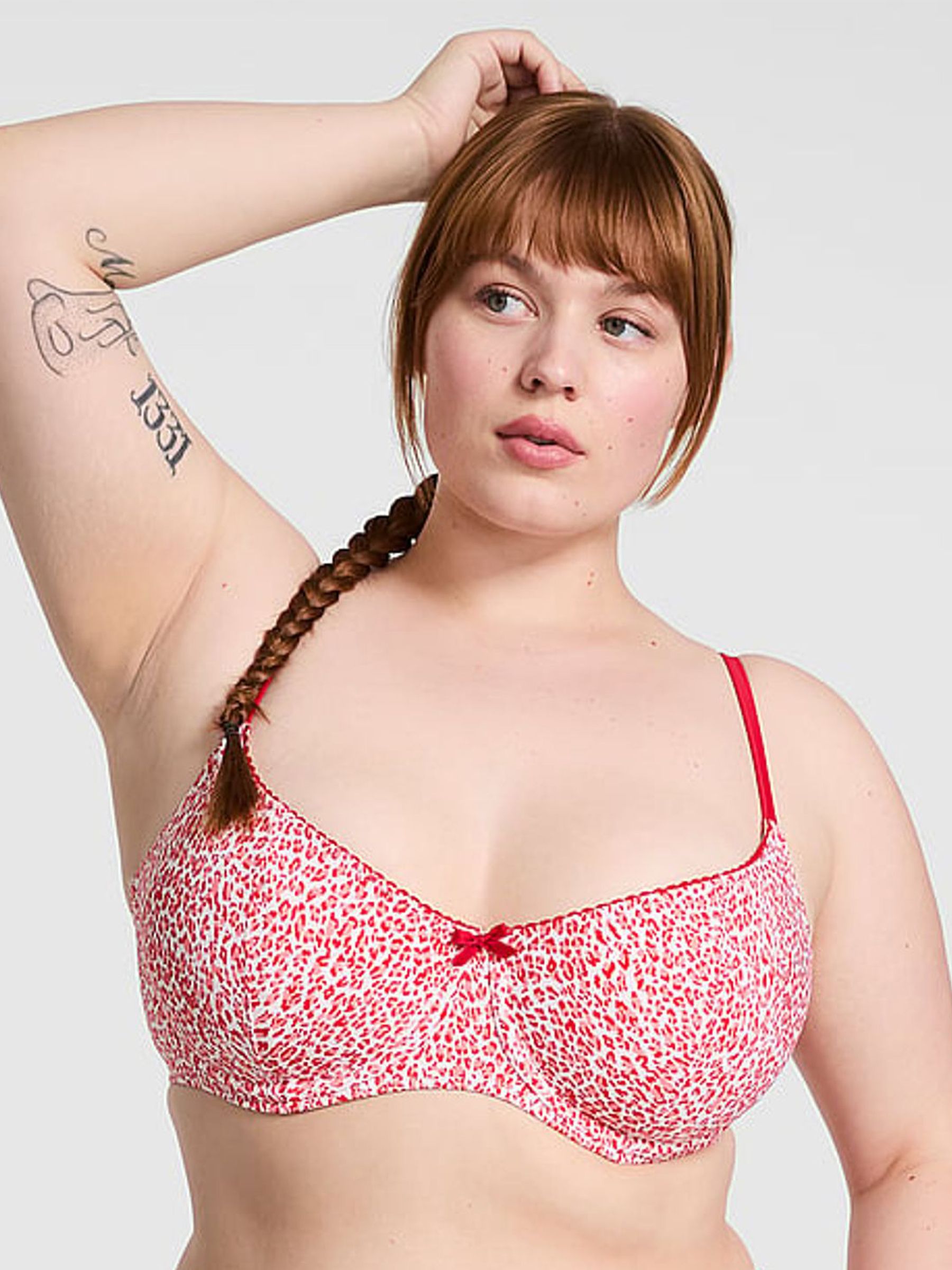 Red Leopard Buttercup Bikini Top - Image 1 of 3