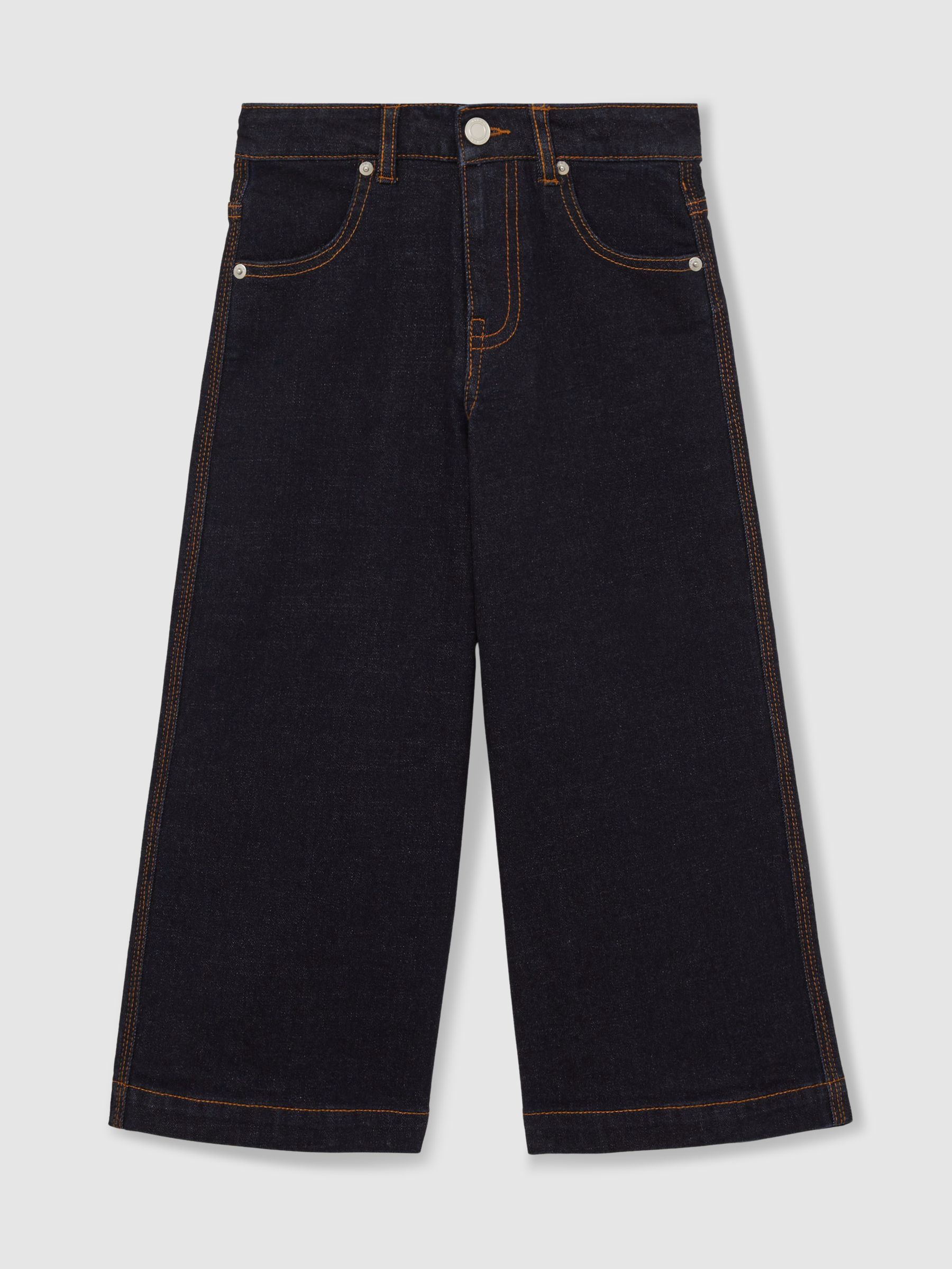 Wide-Leg Jeans in Indigo - Image 1 of 4