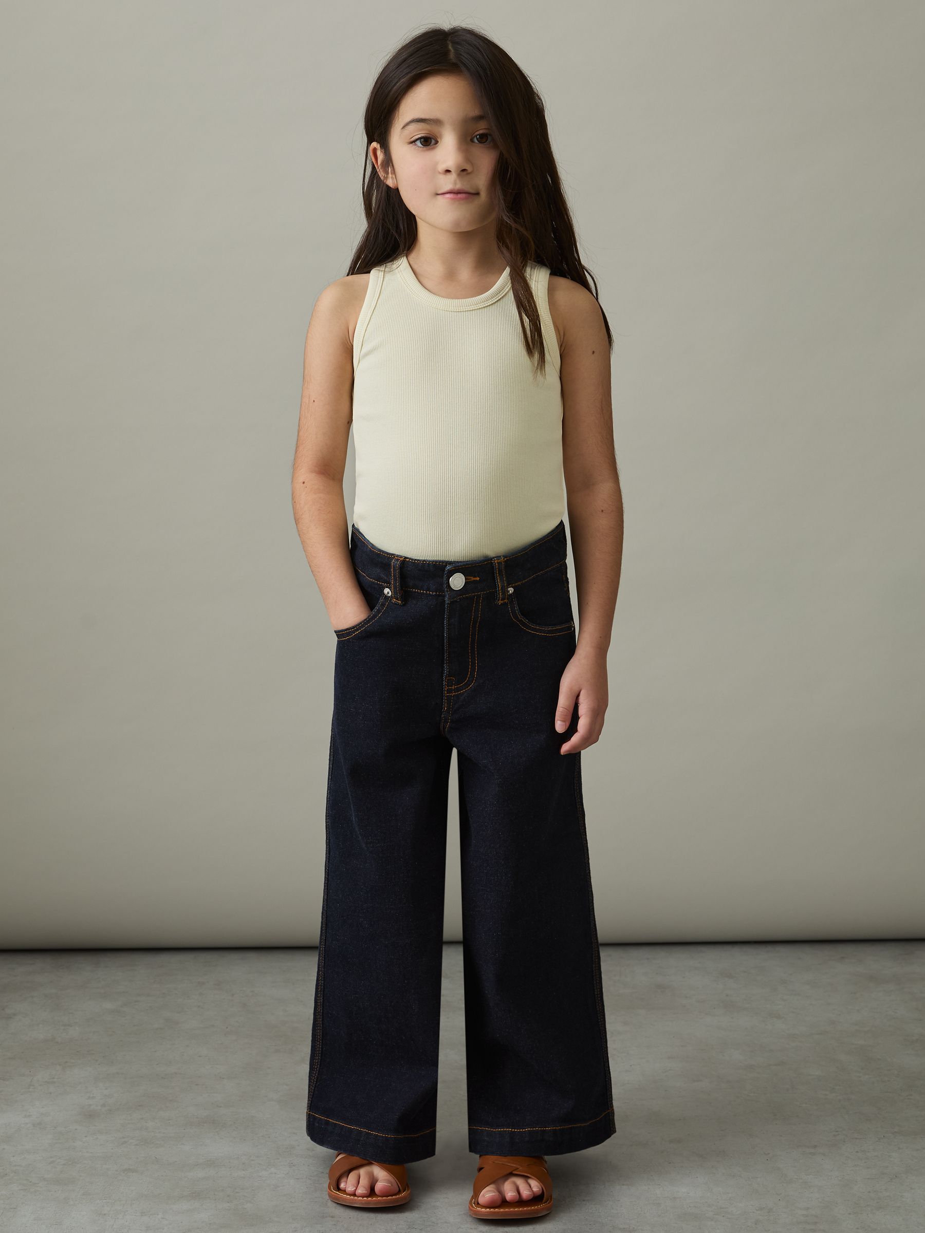 Wide-Leg Jeans in Indigo - Image 2 of 4