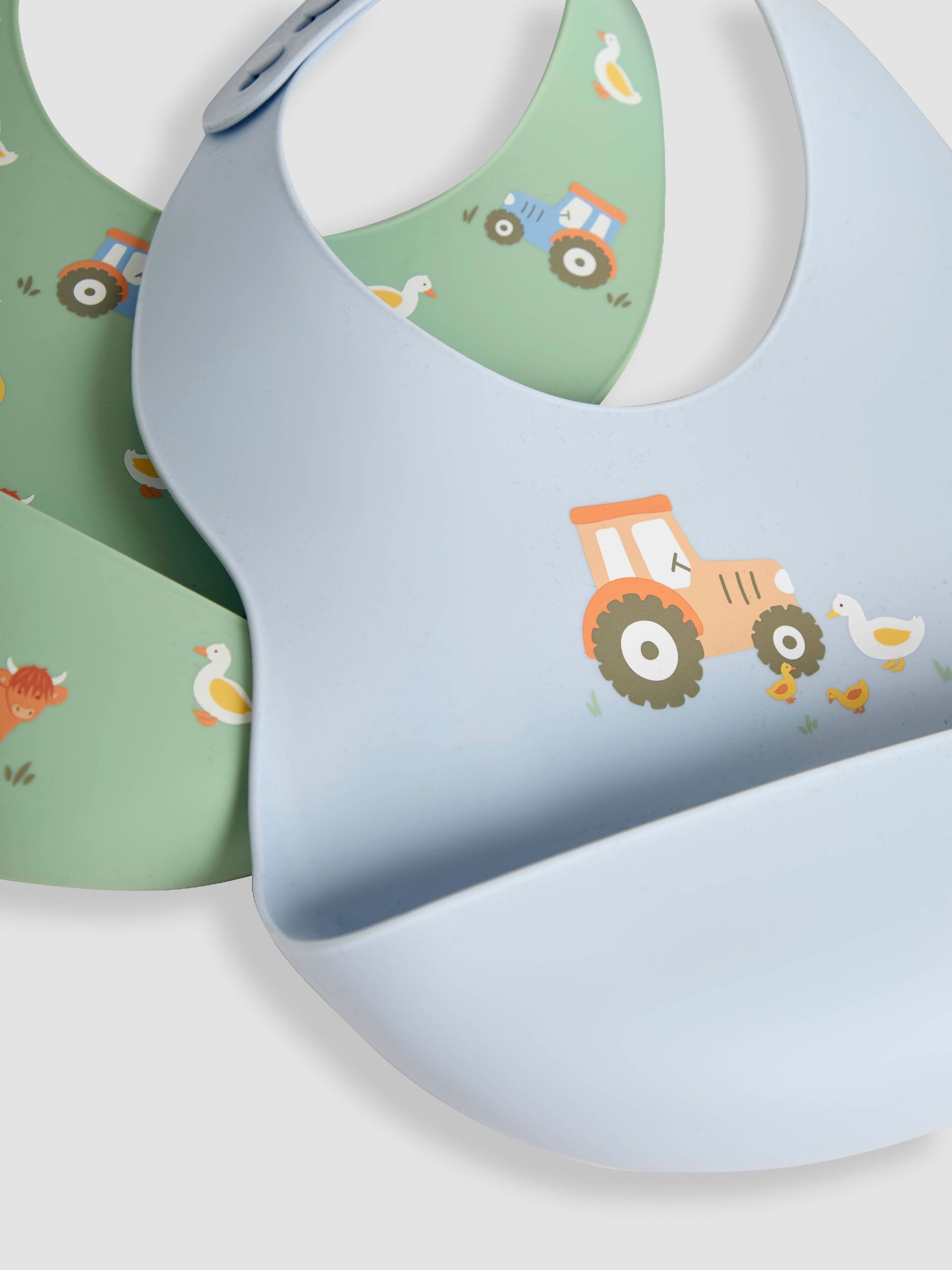 2-Pack Silicone Bibs Set - Image 2 of 2