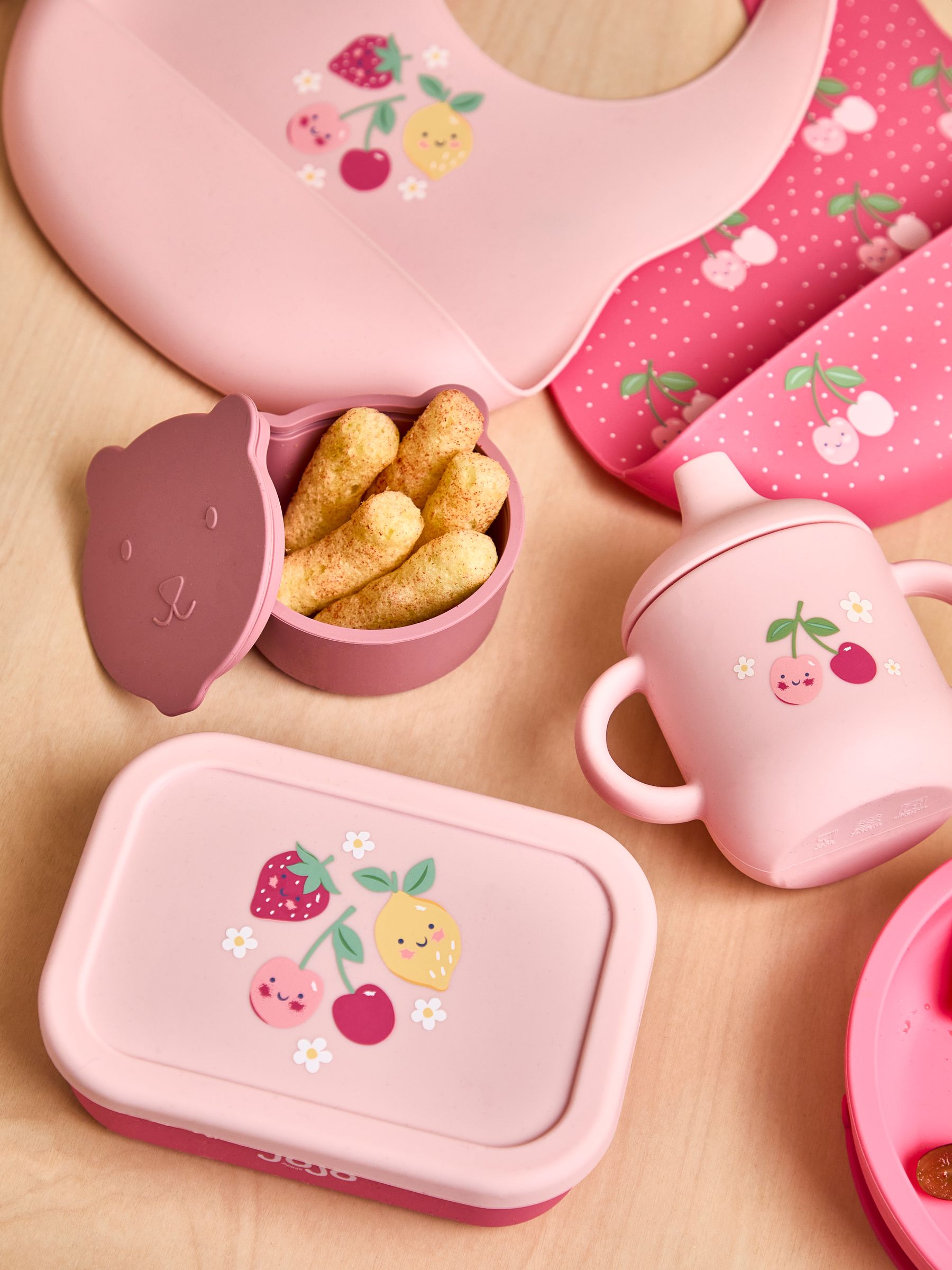 Printed Square Silicone Lunch Box - Image 4 of 6