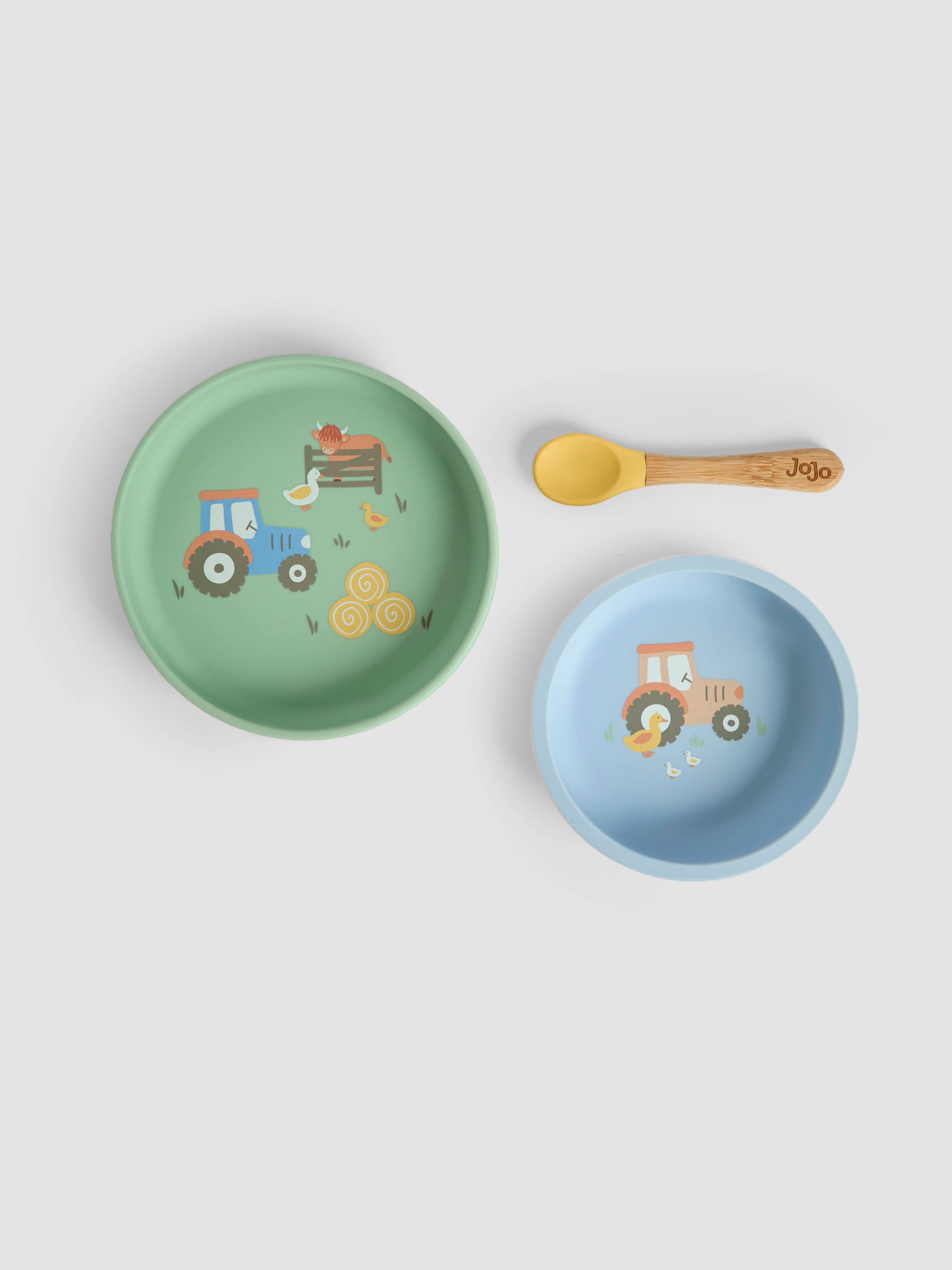 Printed Silicone Mealtime Set - Image 2 of 8