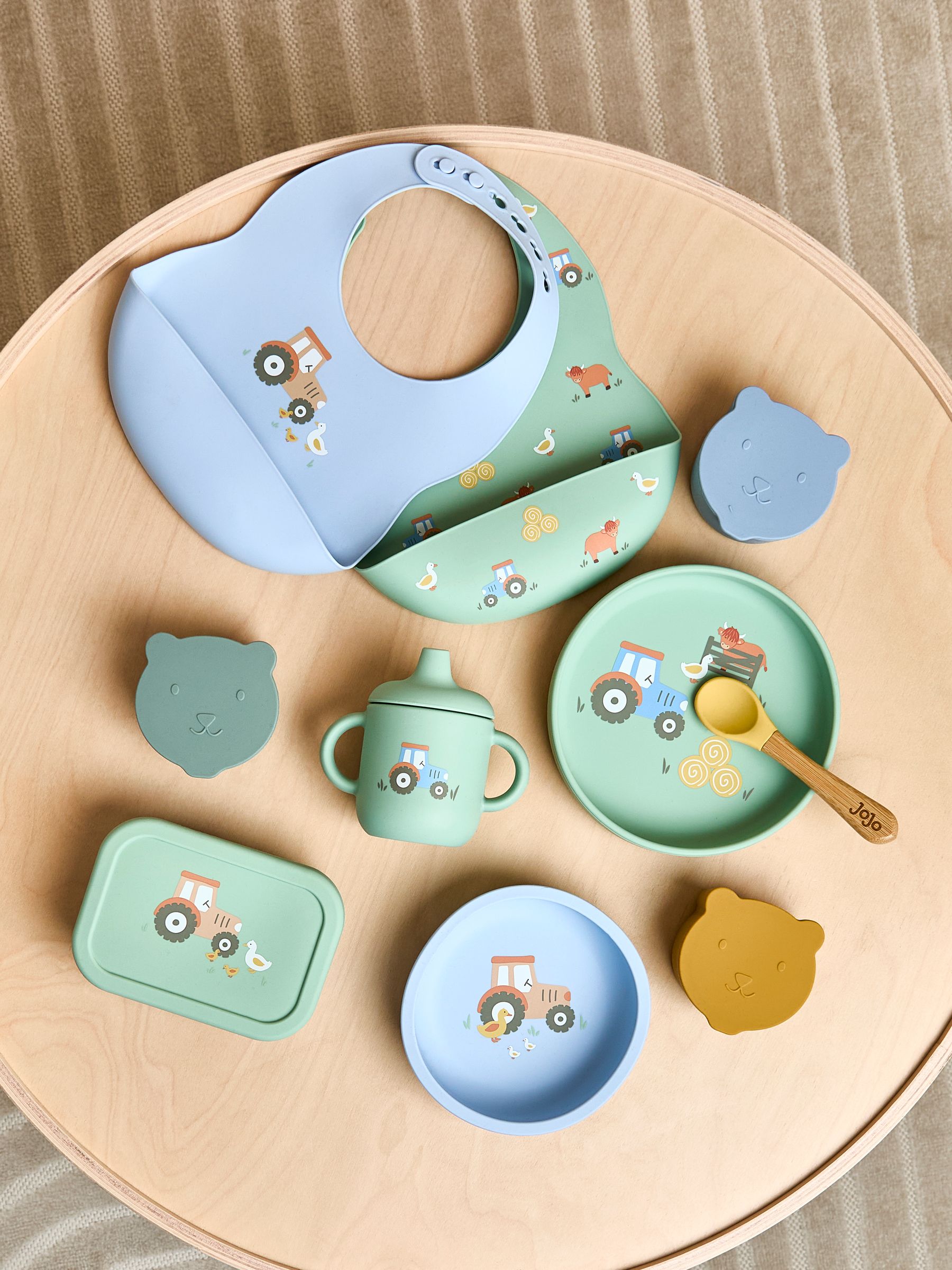 Printed Silicone Mealtime Set - Image 7 of 8