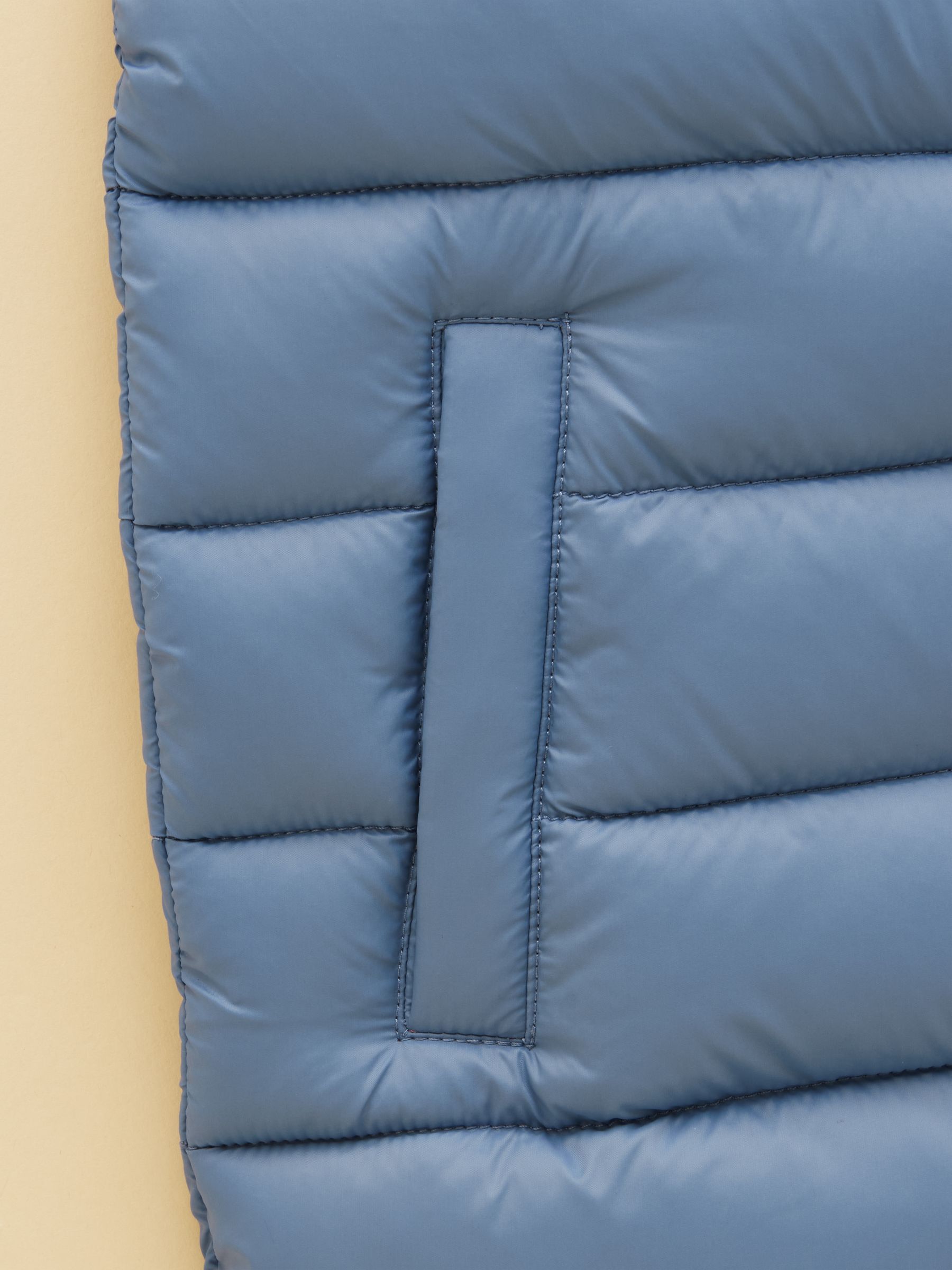 Crofton Blue Padded Gilet - Image 5 of 5