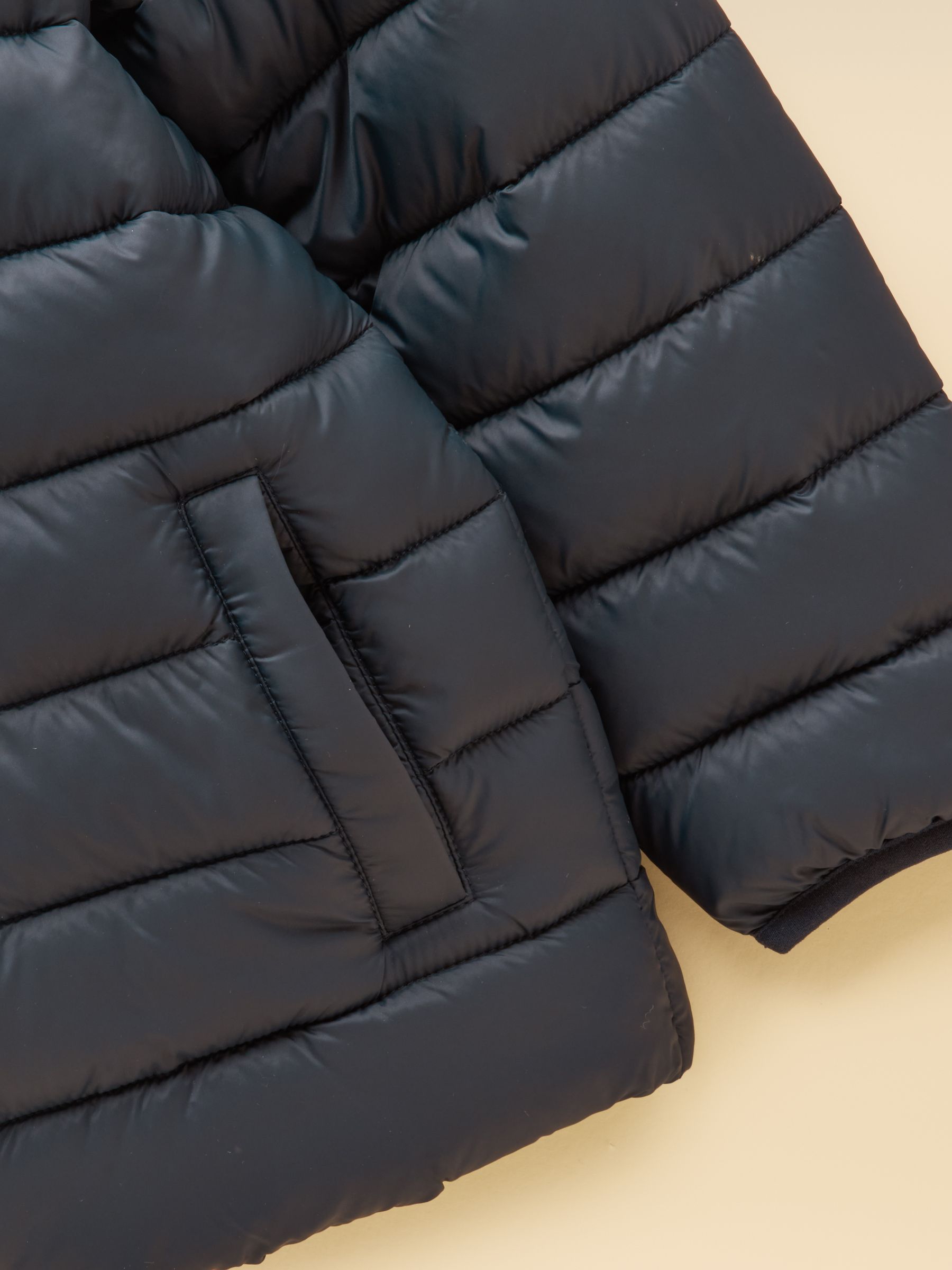 Navy Padded Coat - Image 4 of 4