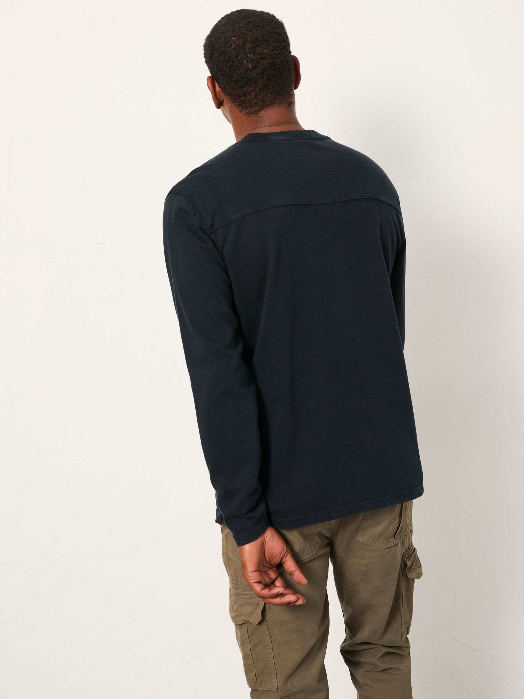 Arne Black Arne Long Sleeve Heavyweight Relaxed Fit Tshirt - Image 2 of 6