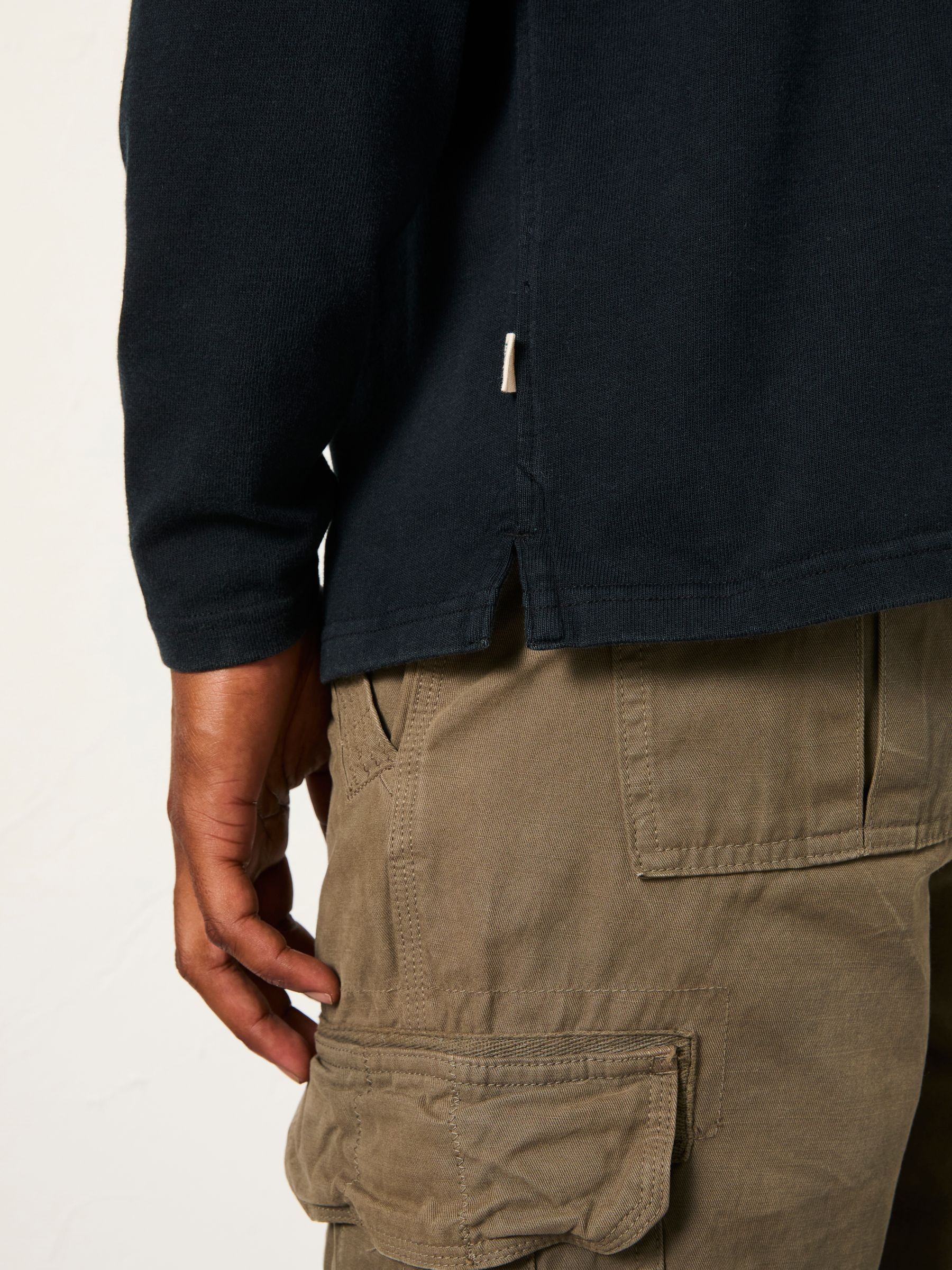 Arne Black Arne Long Sleeve Heavyweight Relaxed Fit Tshirt - Image 4 of 6