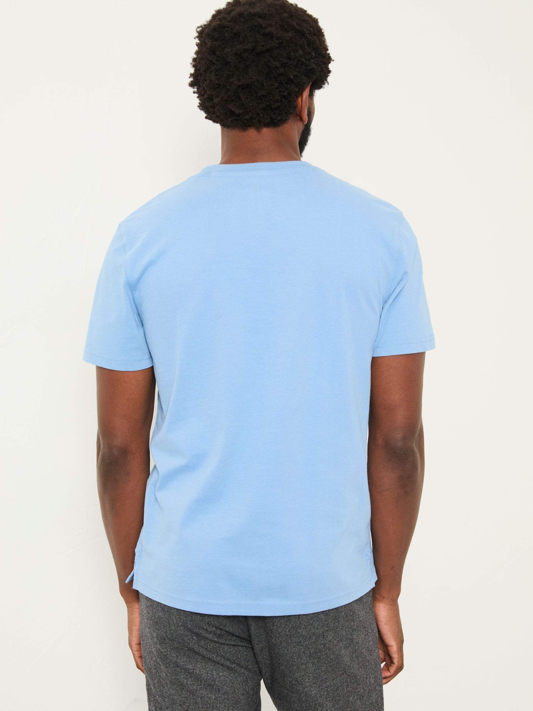 Lulworth Chambray Blue Short Sleeve T-Shirt - Image 2 of 5