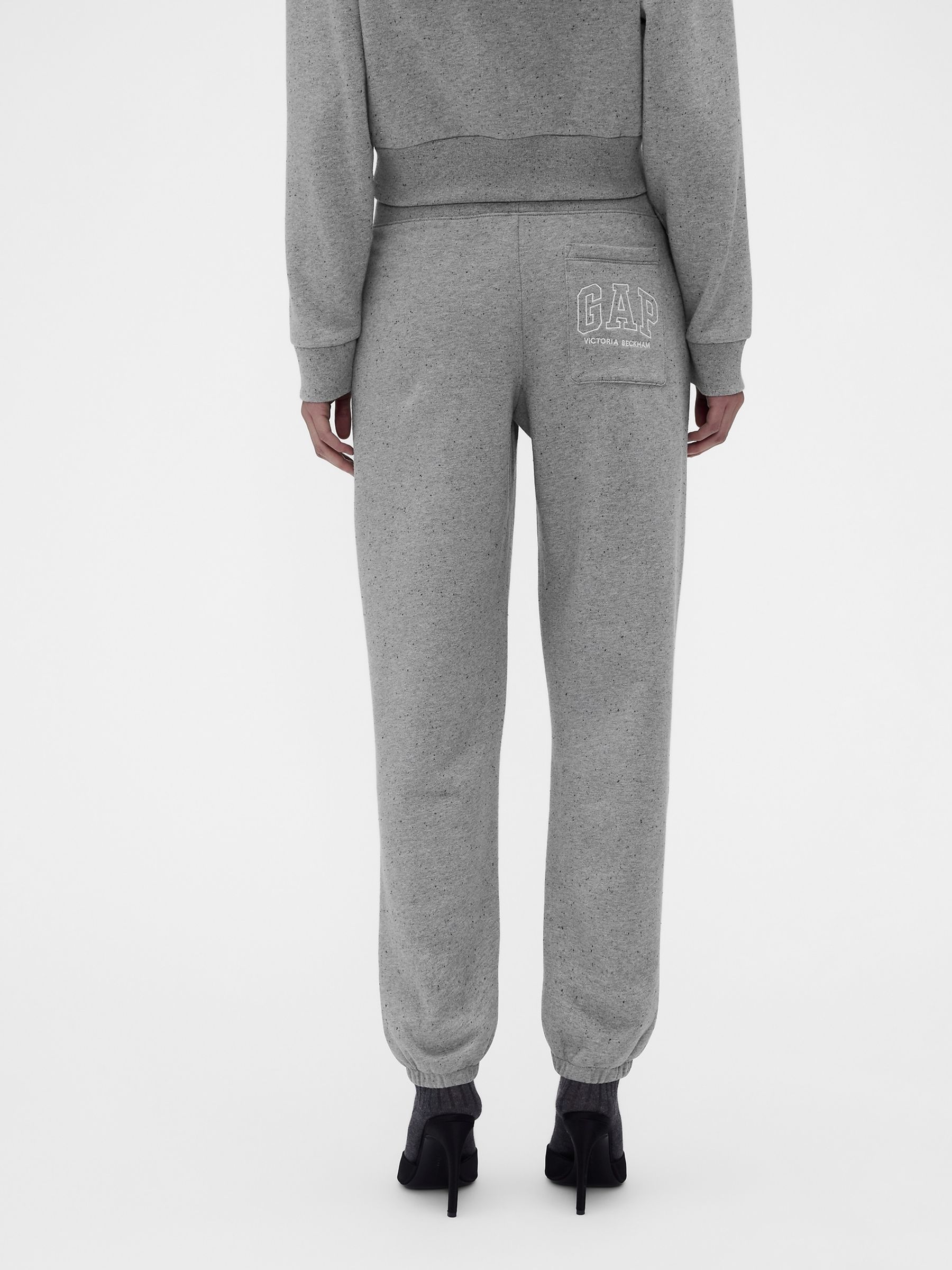 Gap x Victoria Beckham Grey Heavyweight Logo Joggers - Image 3 of 7