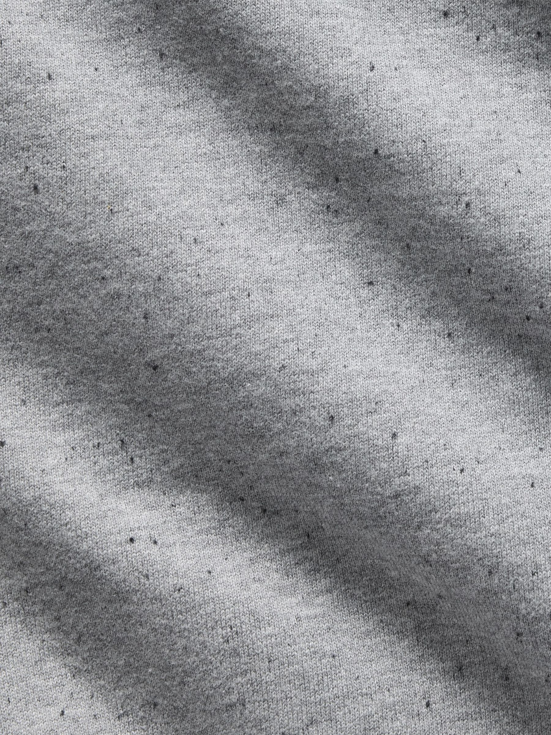 Gap x Victoria Beckham Grey Heavyweight Logo Crop Hoodie - Image 6 of 7
