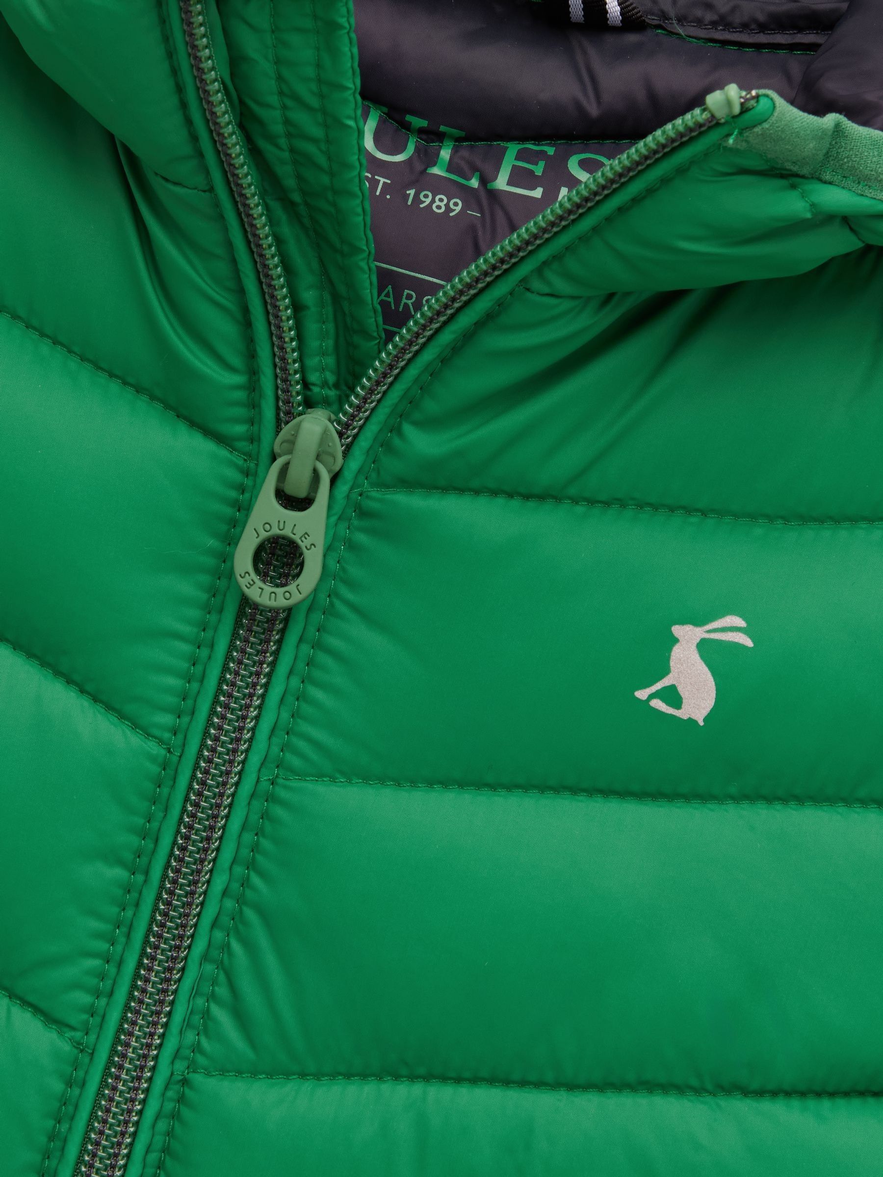 Kids' Cairn Green Showerproof Padded Coat - Image 4 of 5