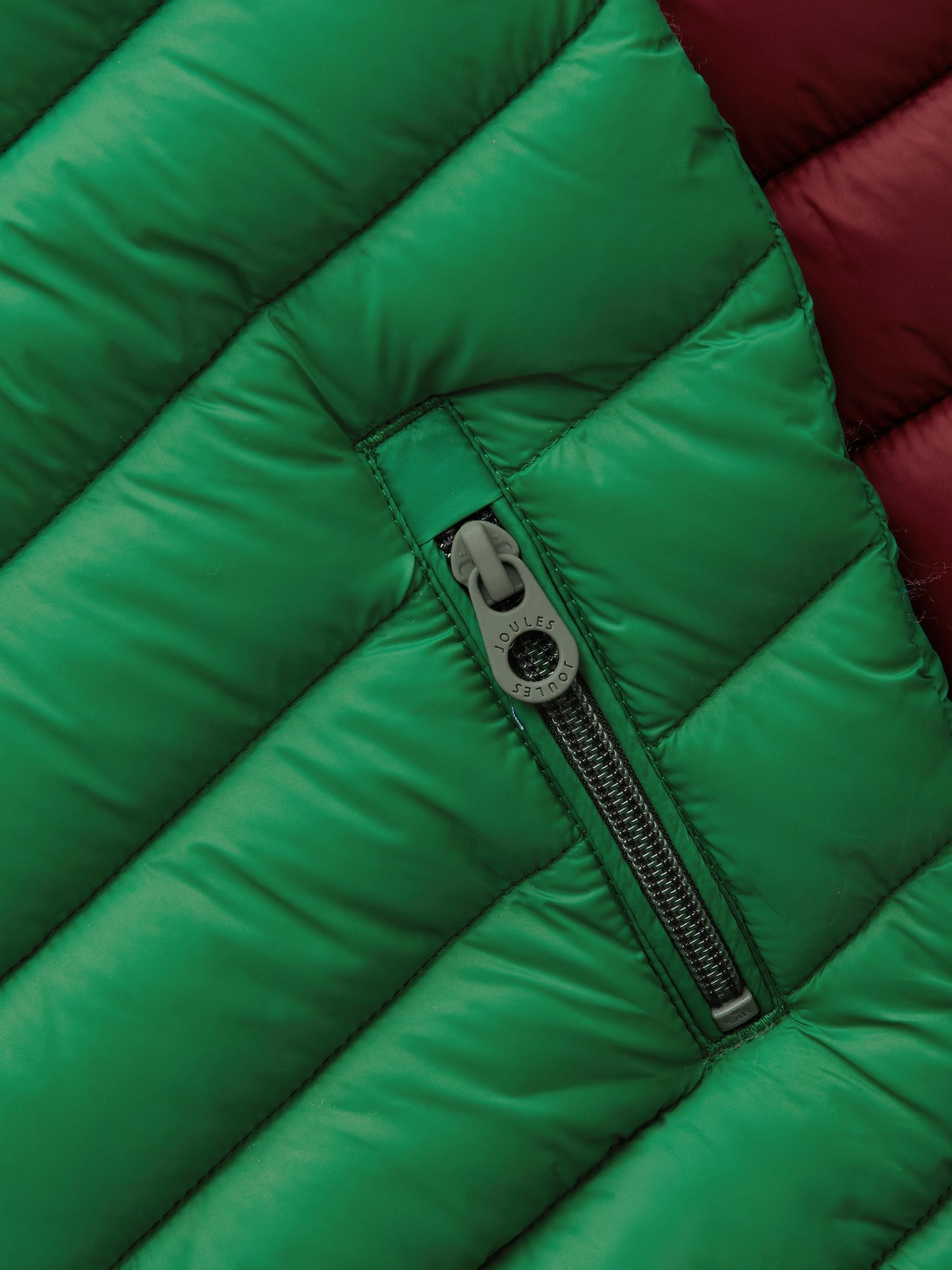 Kids' Cairn Navy Colourblock Showerproof Padded Coat - Image 3 of 5