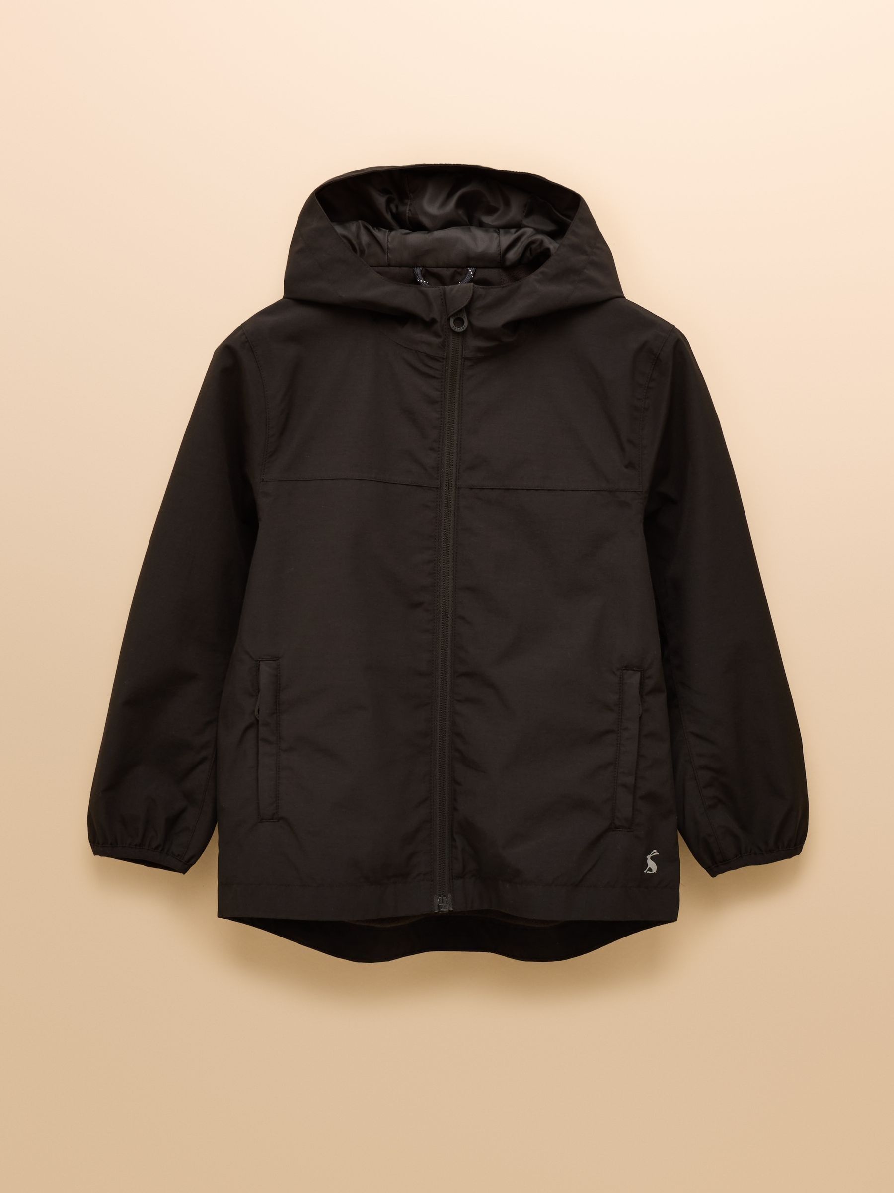 Kids' Ayston Black Waterproof Fleece Lined Raincoat - Image 1 of 6 Kids' Ayston Black Waterproof Fleece Lined Raincoat - Image 1 of 6