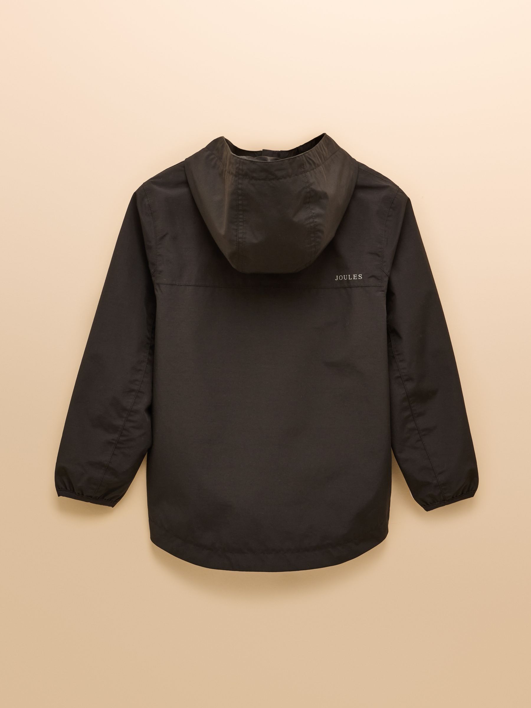 Kids' Ayston Black Waterproof Fleece Lined Raincoat - Image 2 of 6