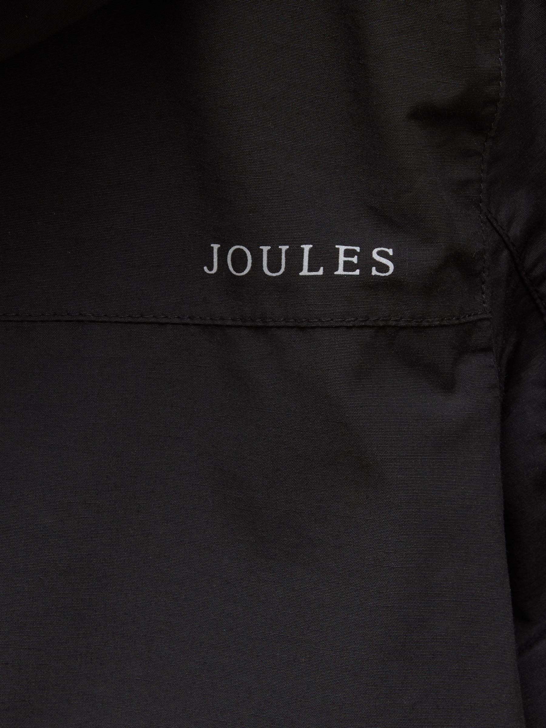 Kids' Ayston Black Waterproof Fleece Lined Raincoat - Image 4 of 4