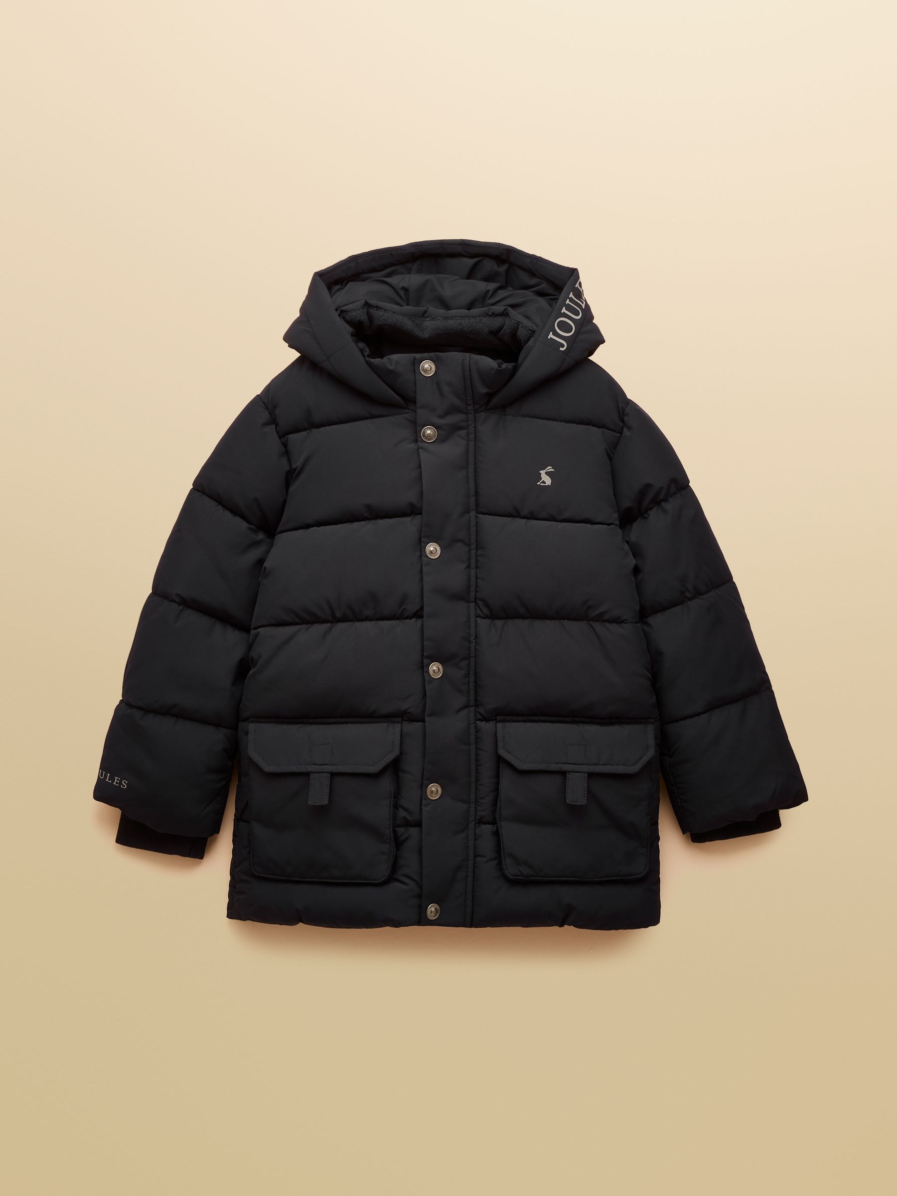Boys' Adventurer Navy Mid Weight Showerproof Padded Coat - Image 3 of 6