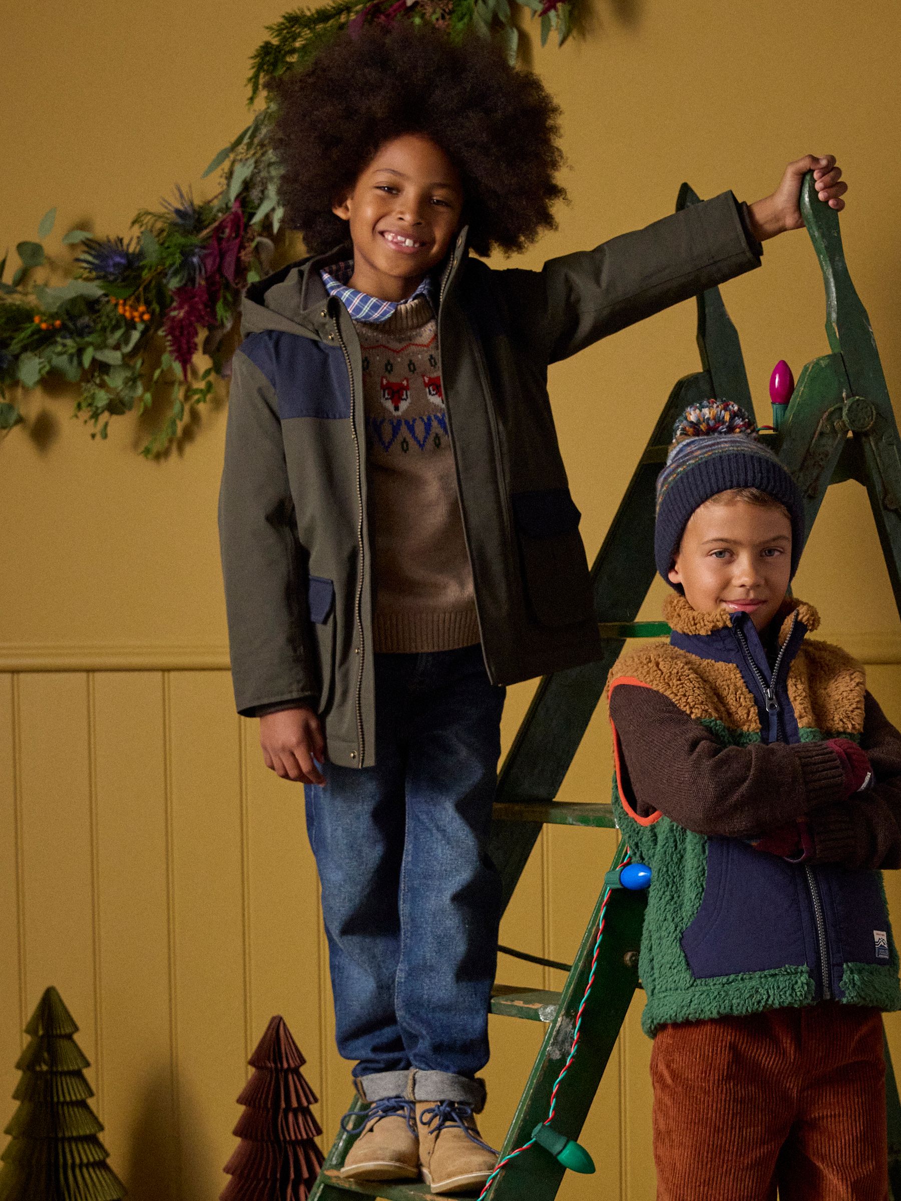 Boys' Ultimate Green Waterproof Coat with Quilted Lining - Image 2 of 9