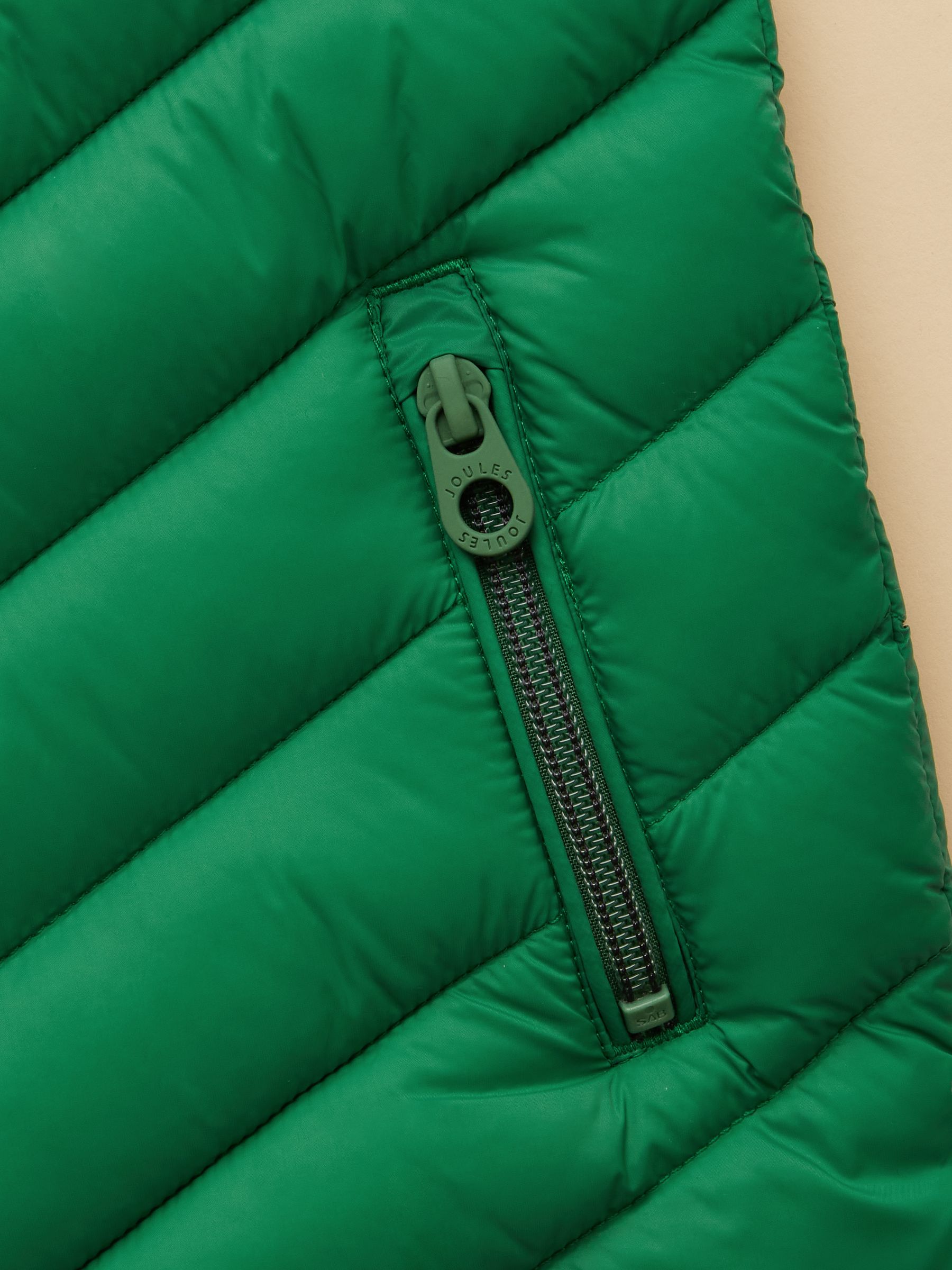 Kids' Crofton Gilet Blue and Green Hotchpotch Showerproof Padded Gilet - Image 3 of 5