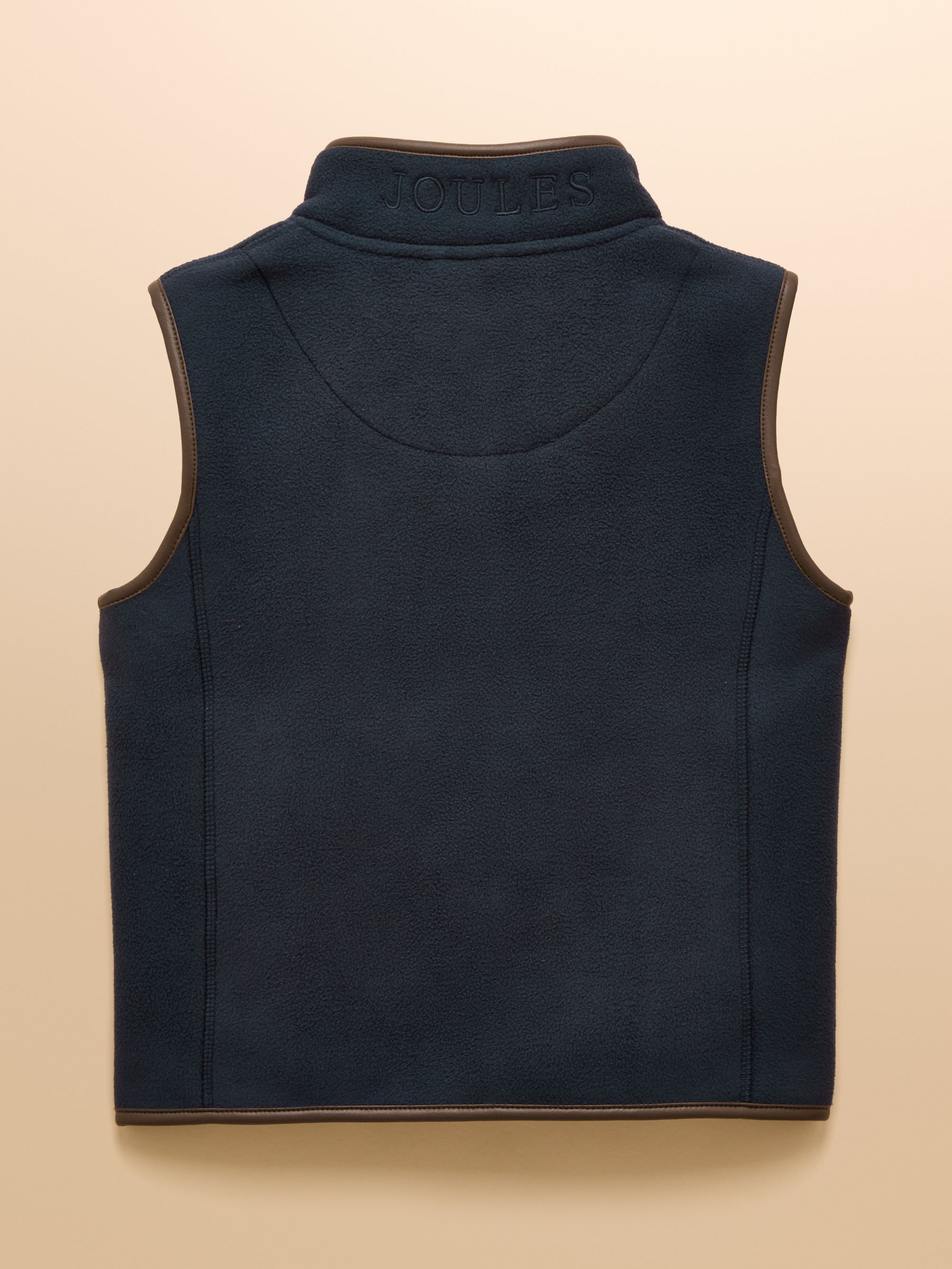 Kids' Heritage Navy Blue Fleece Gilet - Image 2 of 6