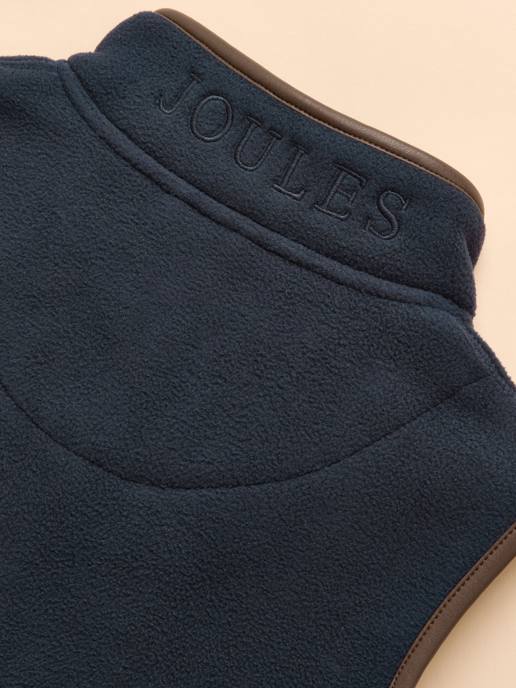 Kids' Heritage Navy Blue Fleece Gilet - Image 5 of 6