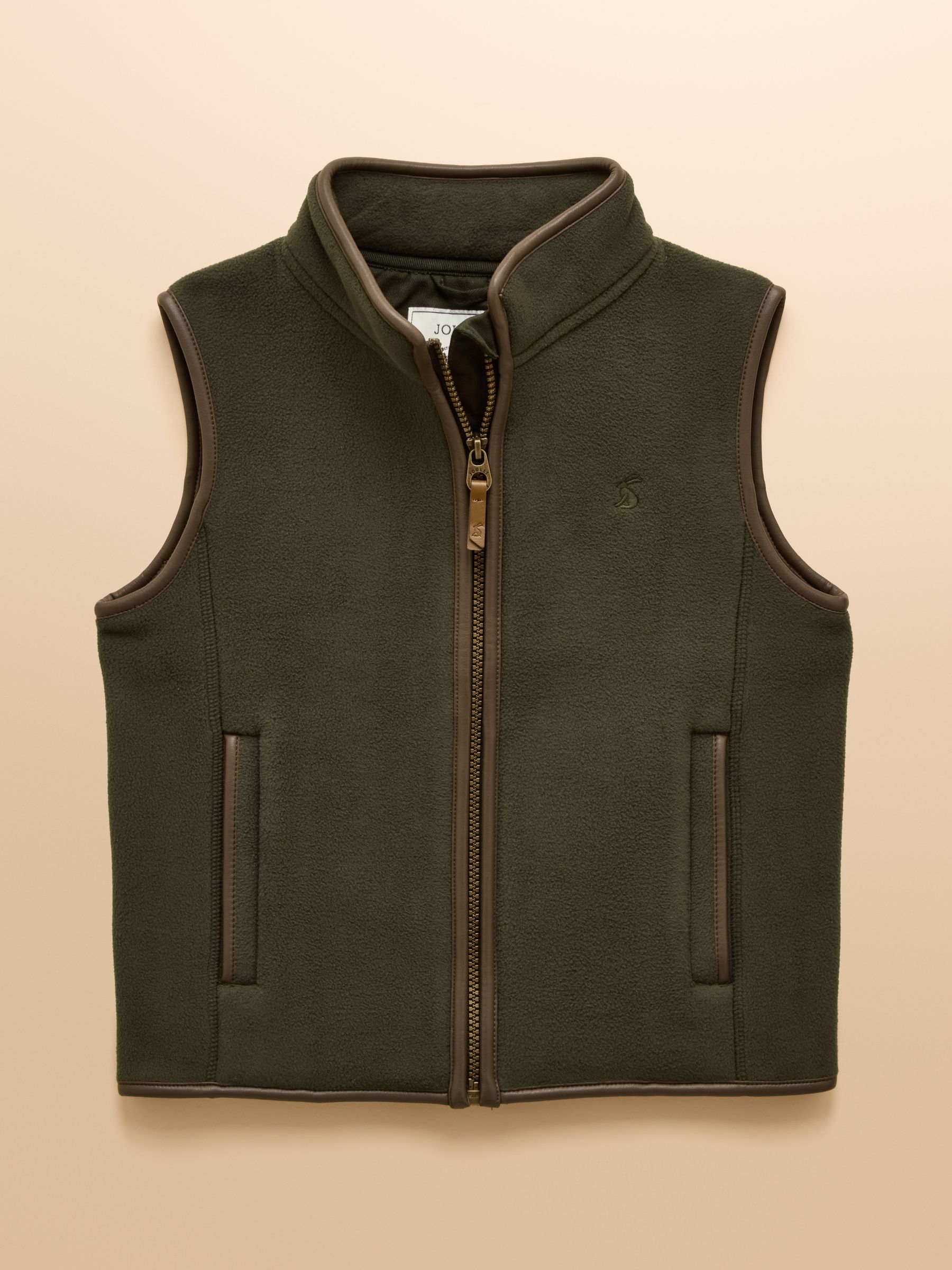Kids' Heritage Dark Green Fleece Gilet - Image 1 of 6
