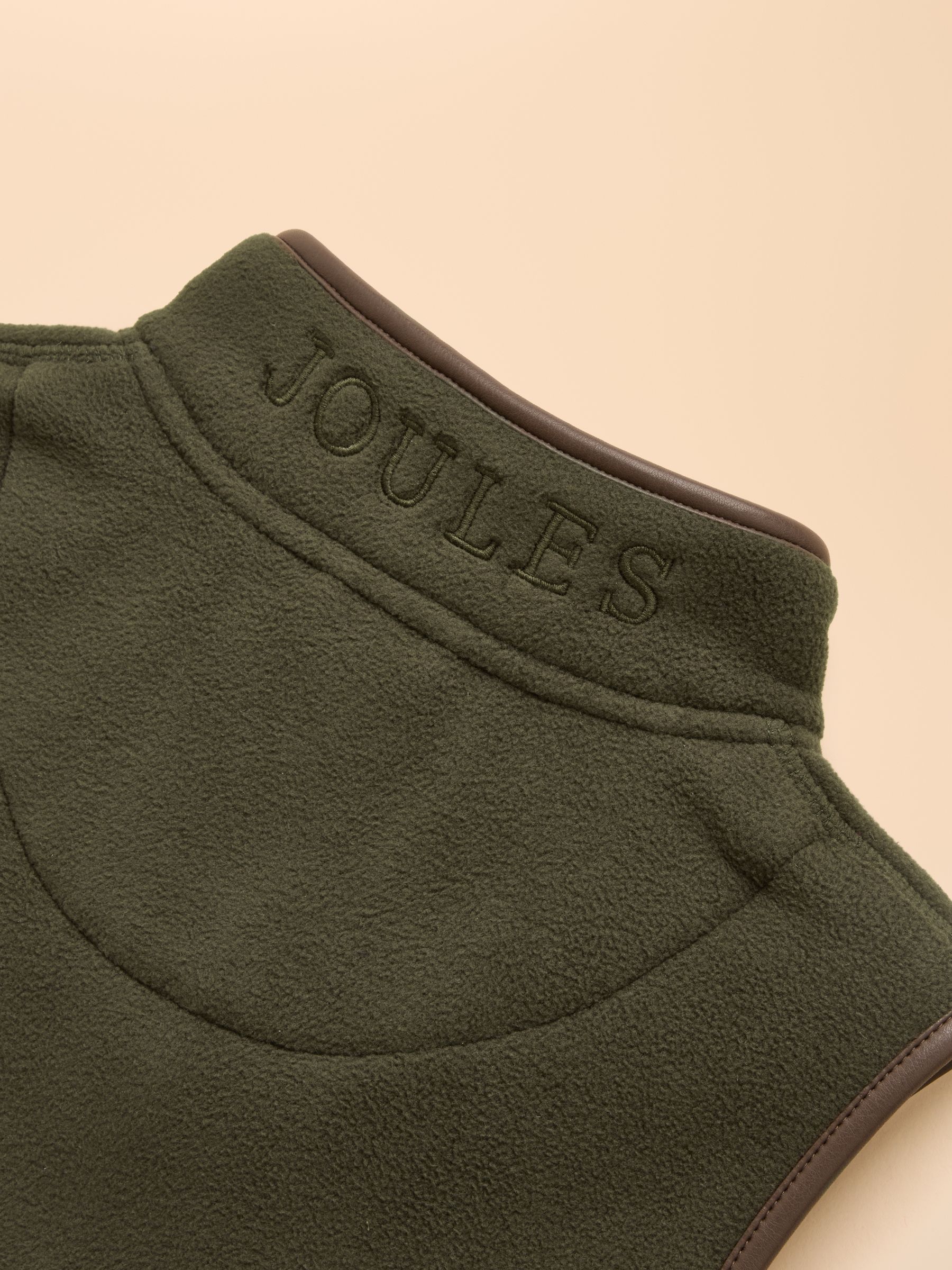 Kids' Heritage Dark Green Fleece Gilet - Image 4 of 6