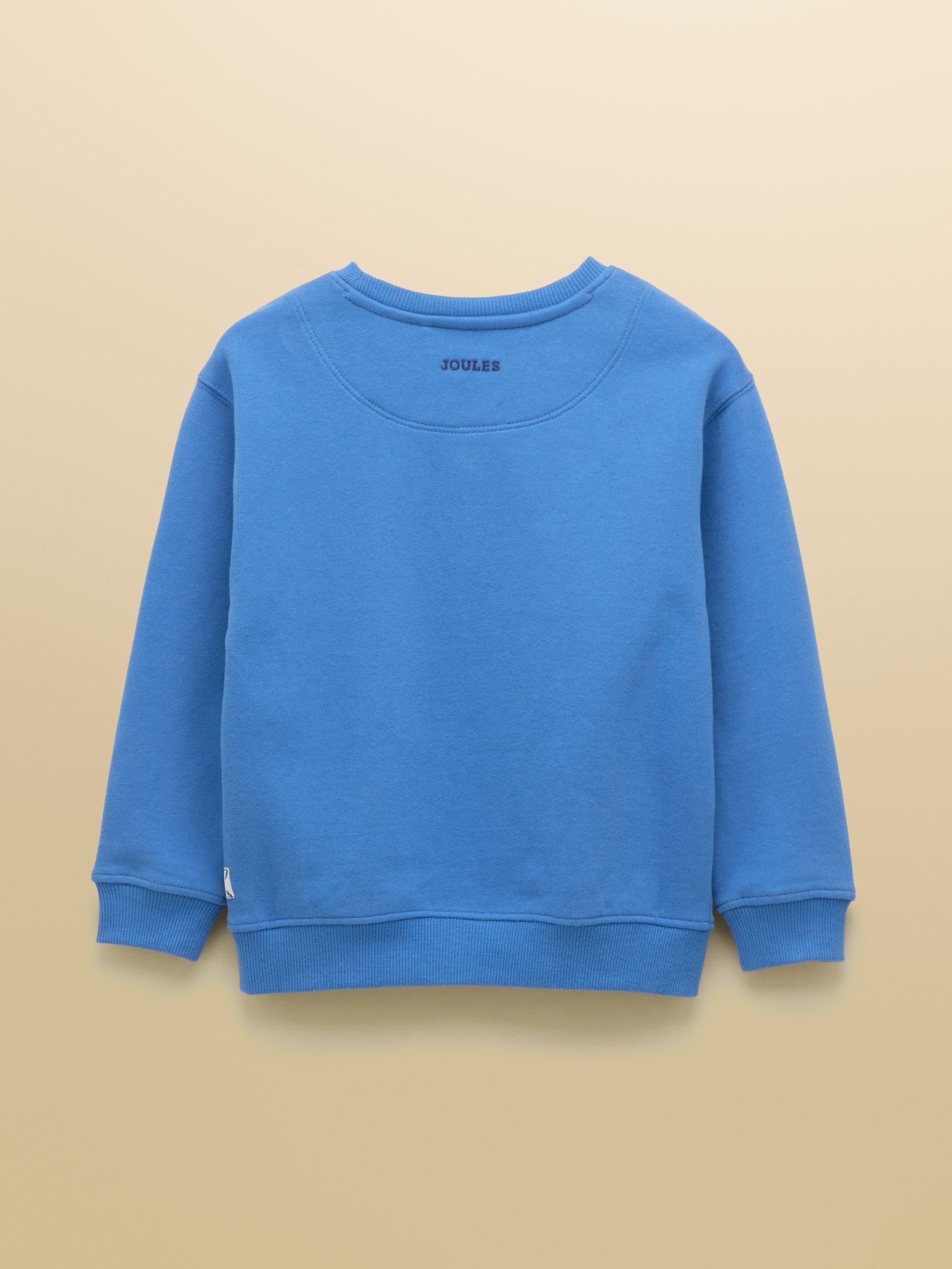Boys' Blue Applique Sweatshirt - Image 2 of 4 Boys' Blue Applique Sweatshirt - Image 2 of 4