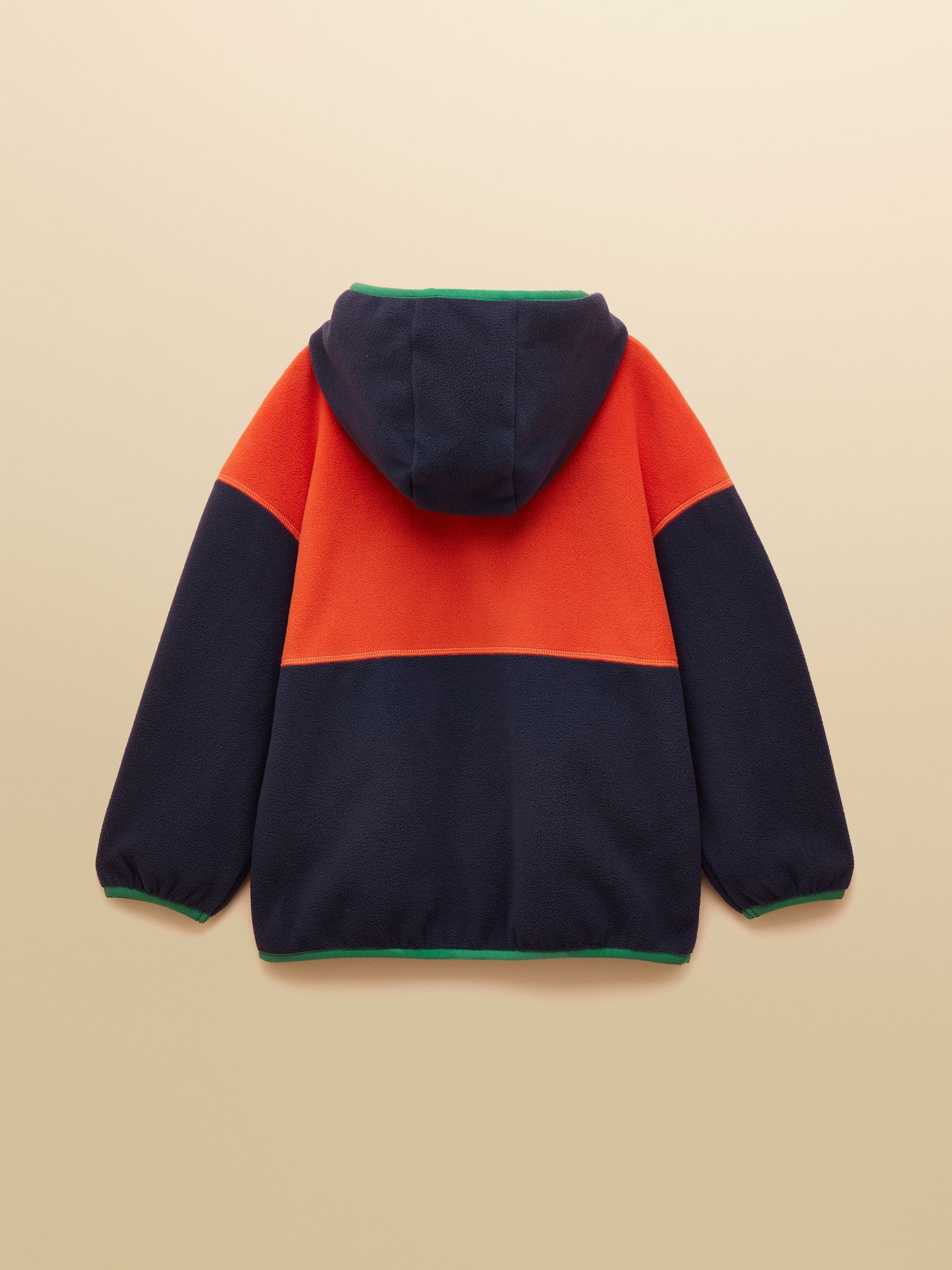 Kids' Rockwell Navy Blue Polar Fleece Zip Through - Image 2 of 4