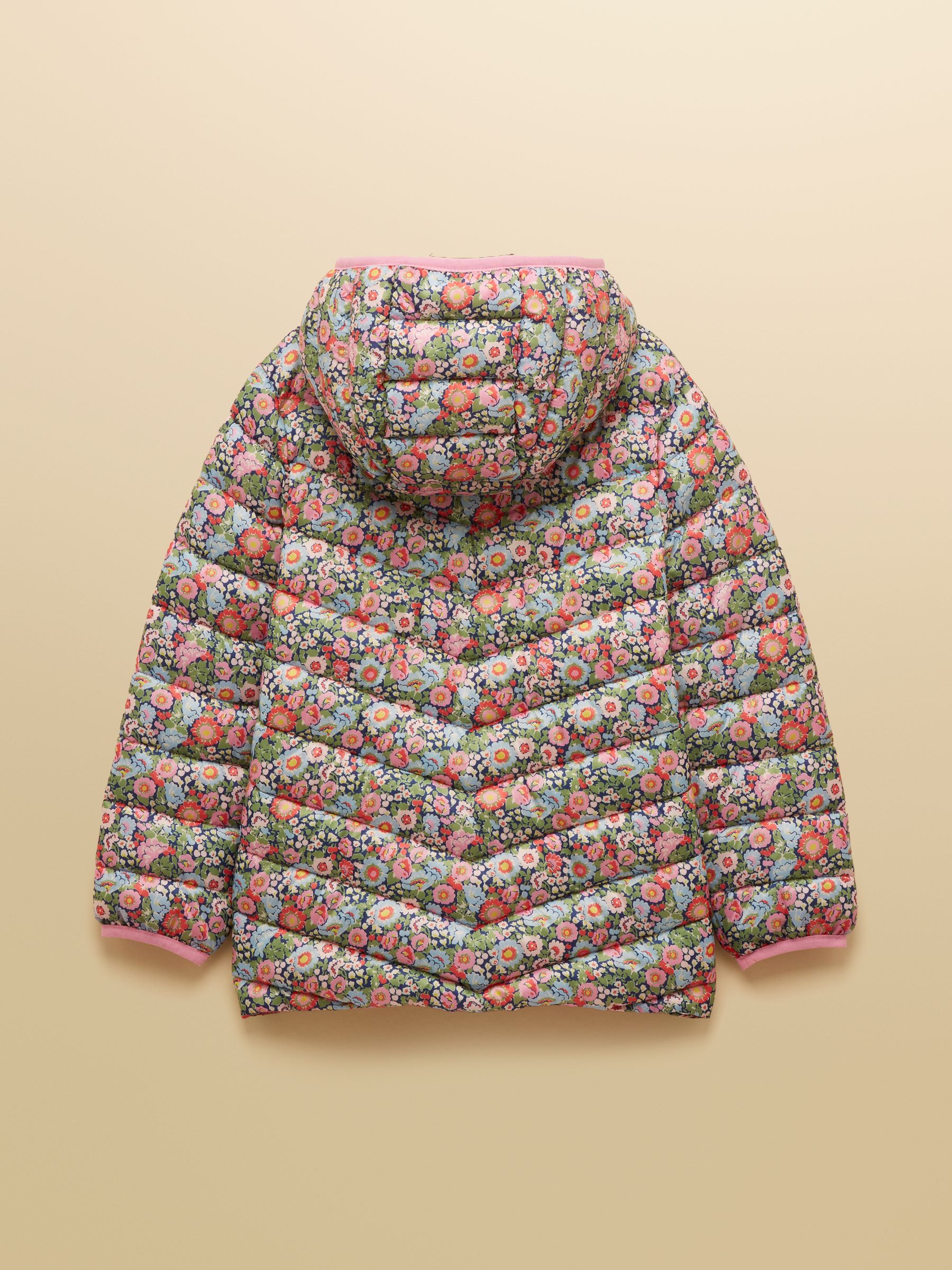 Kids' Cairn Multi Ditsy Showerproof Padded Coat with Hood - Image 2 of 4