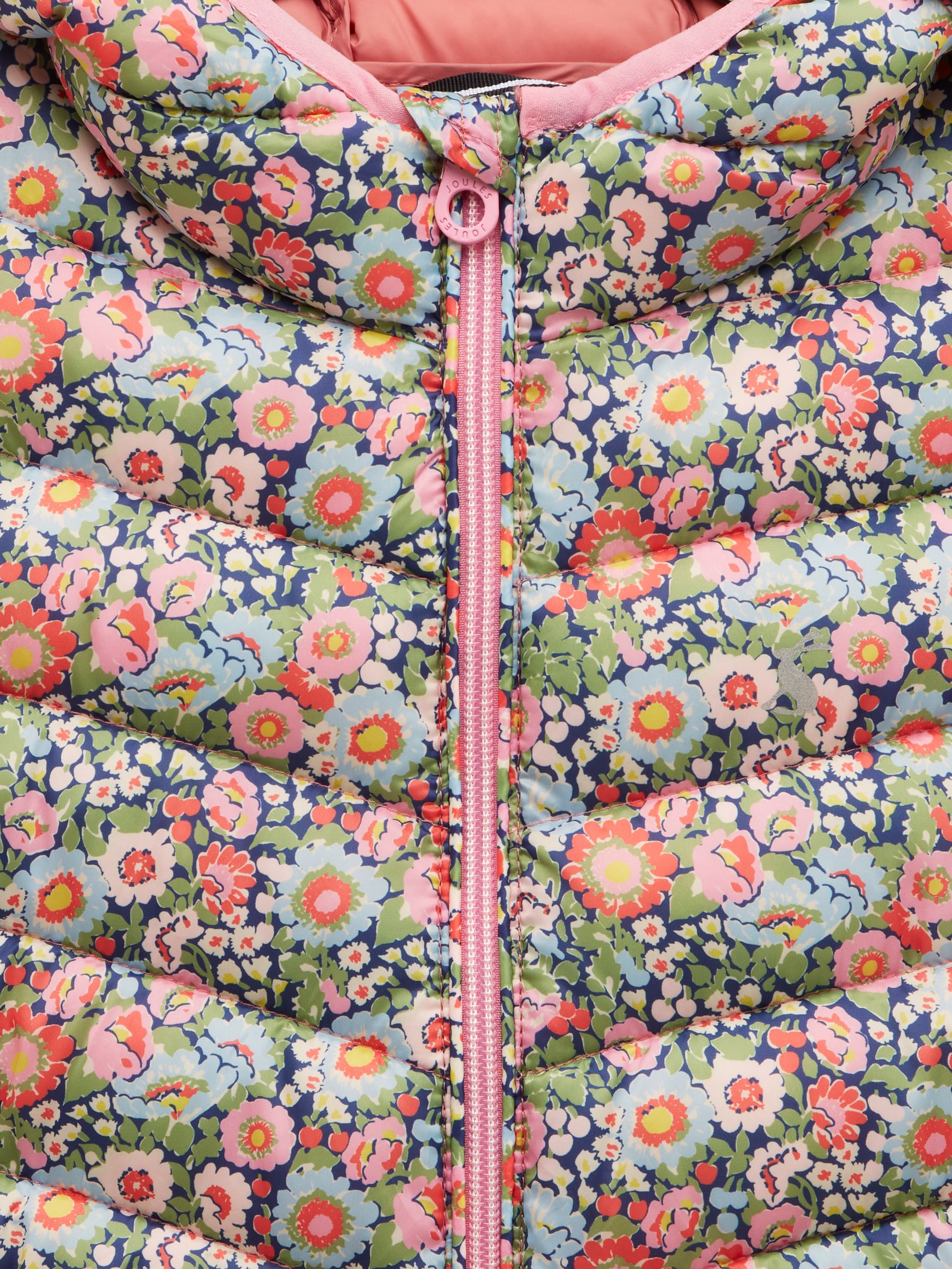 Kids' Cairn Multi Ditsy Showerproof Padded Coat with Hood - Image 4 of 4
