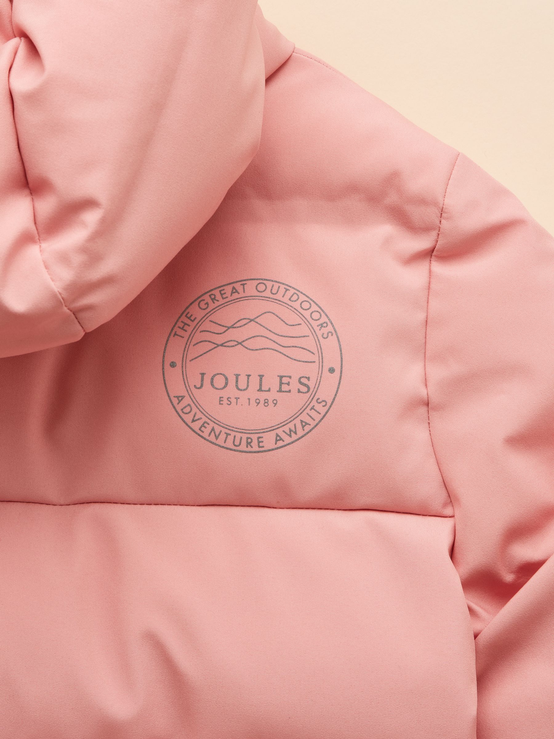 Girls' Padwell Pink Waterproof Padded Coat - Image 7 of 9