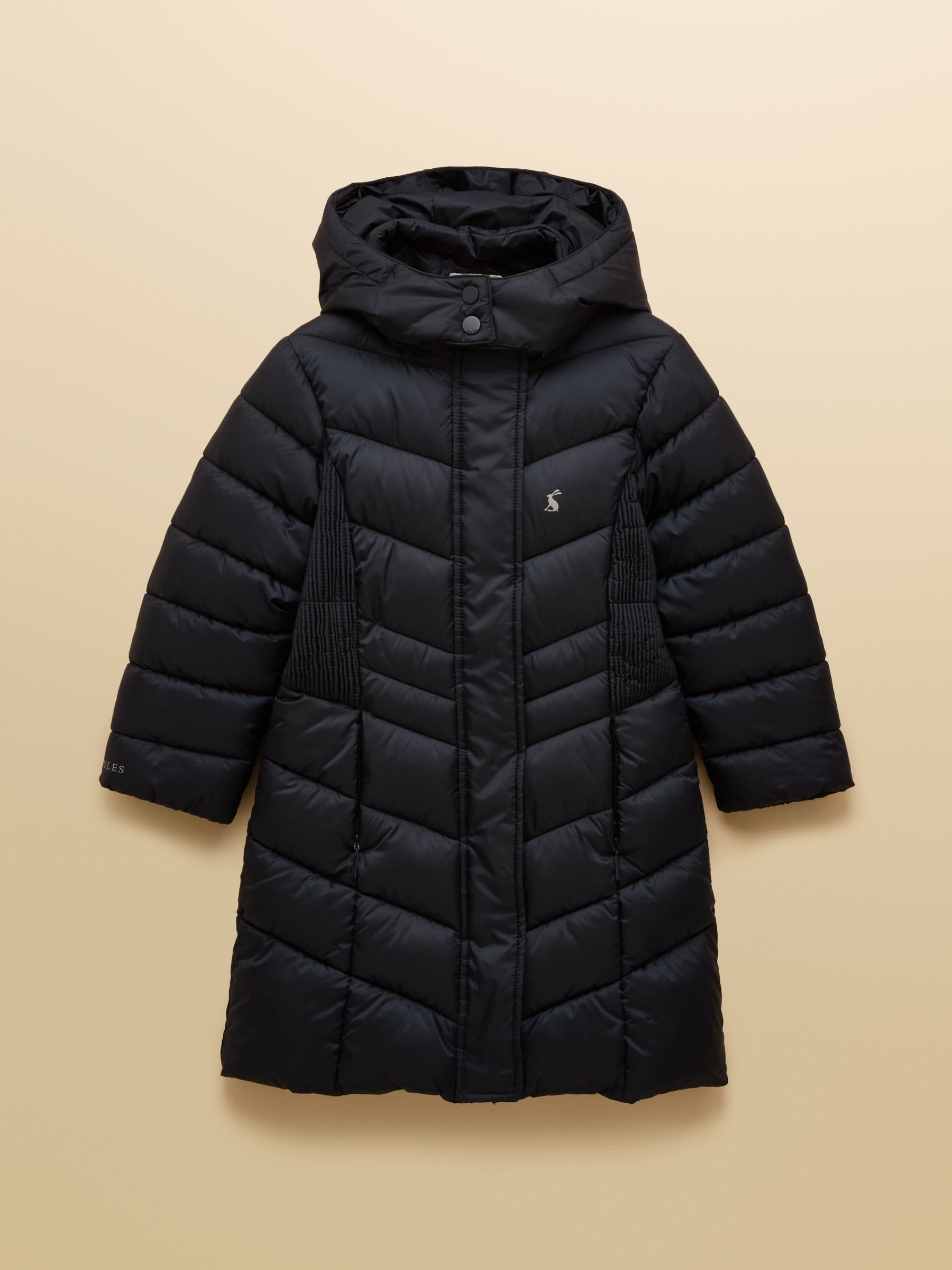 Girls' Pembury Navy Blue Showerproof Padded Coat - Image 4 of 7