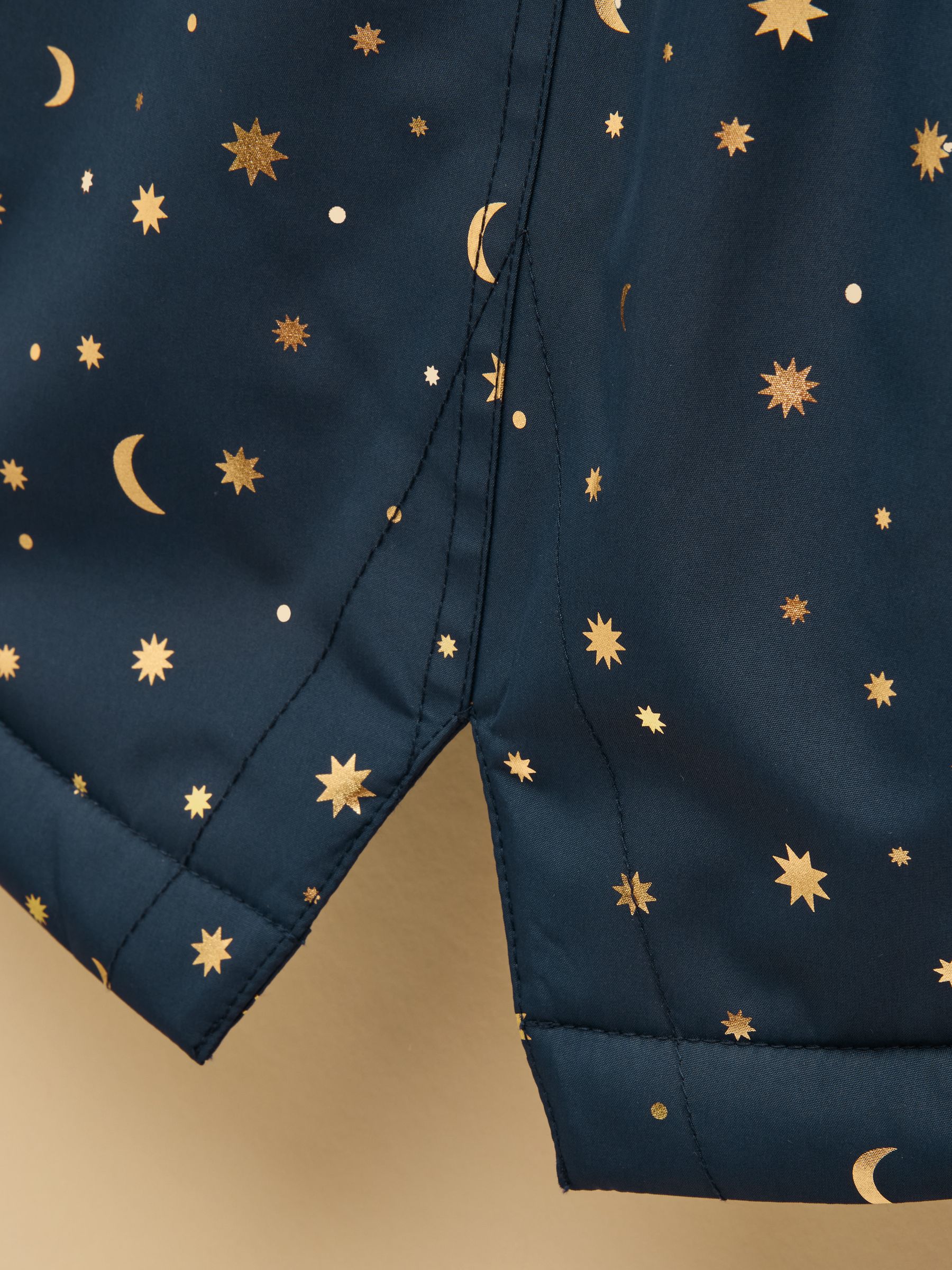 Girls' Alix Navy Blue Waterproof Parka Coat - Image 5 of 6