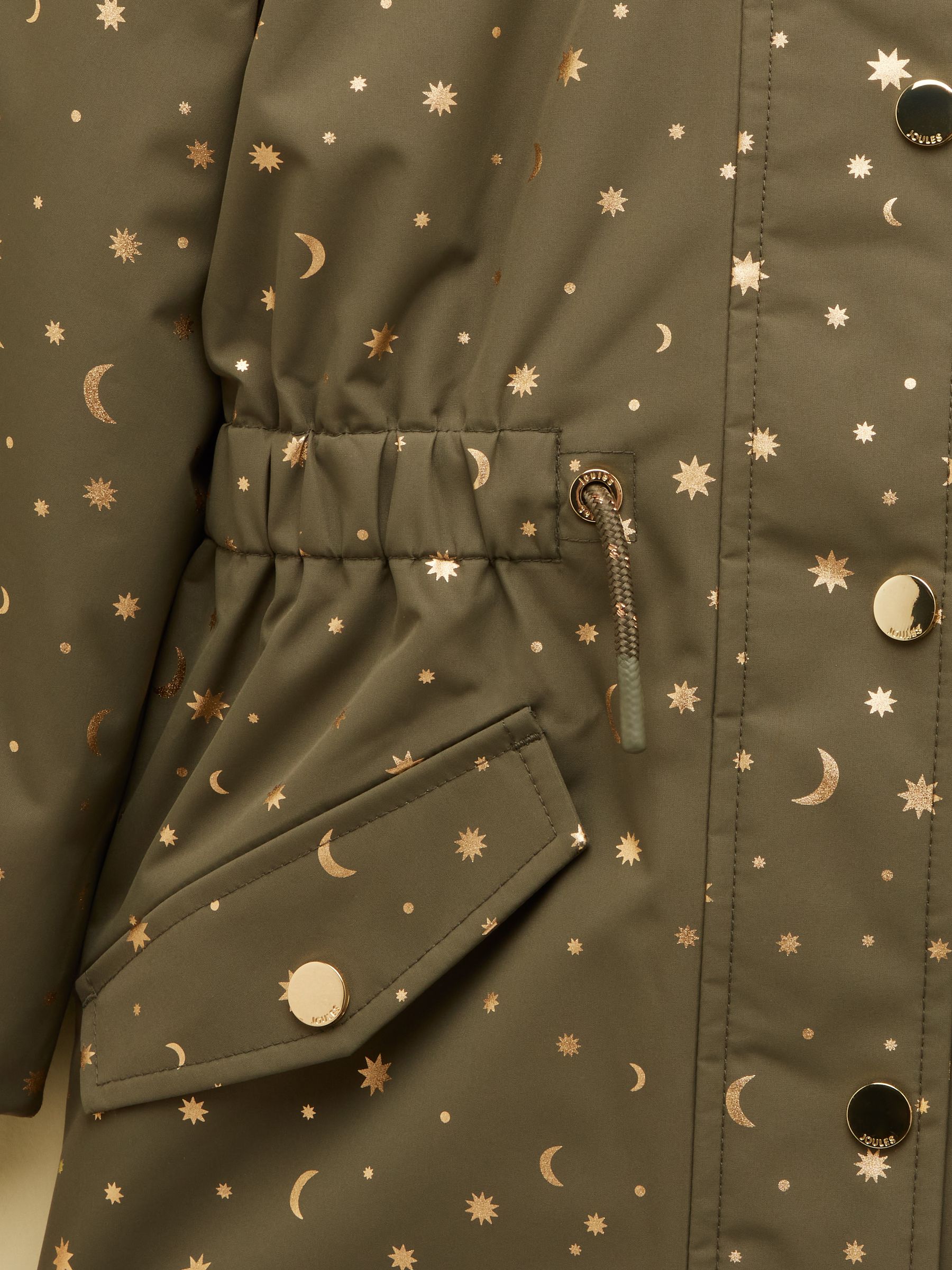 Girls' Alix Khaki Green Waterproof Parka Coat - Image 4 of 4