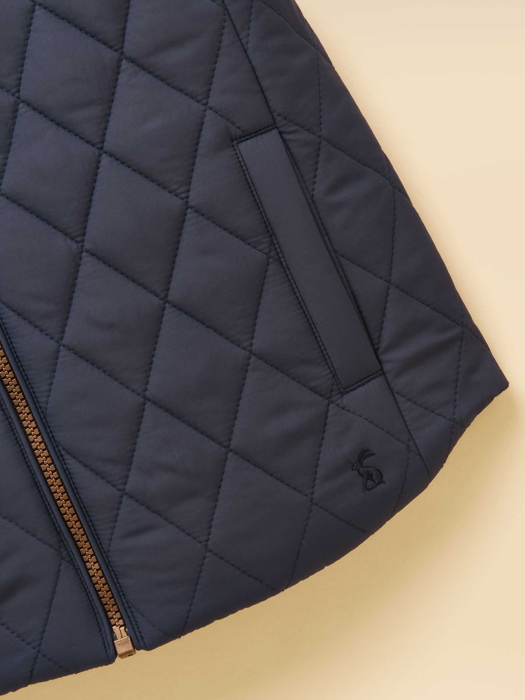 Girls' Atwell Navy Horse Reversible Showerproof Gilet - Image 6 of 6