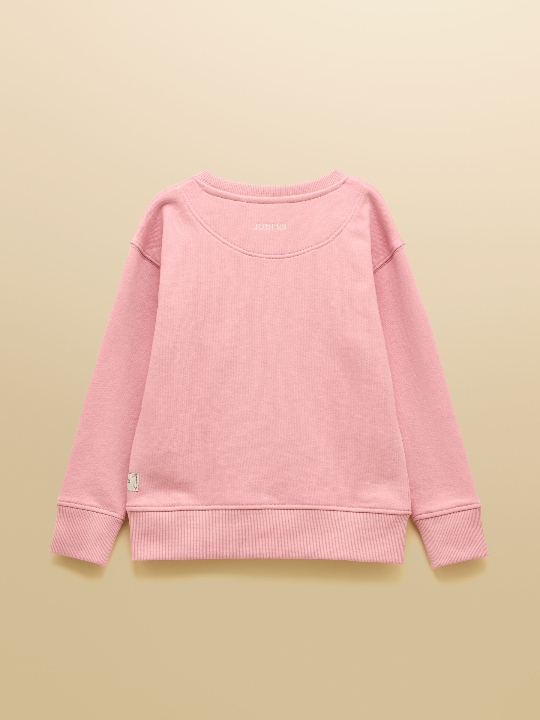 Kids' Sundaze Pink Slogan Crew Neck Sweatshirt - Image 4 of 6