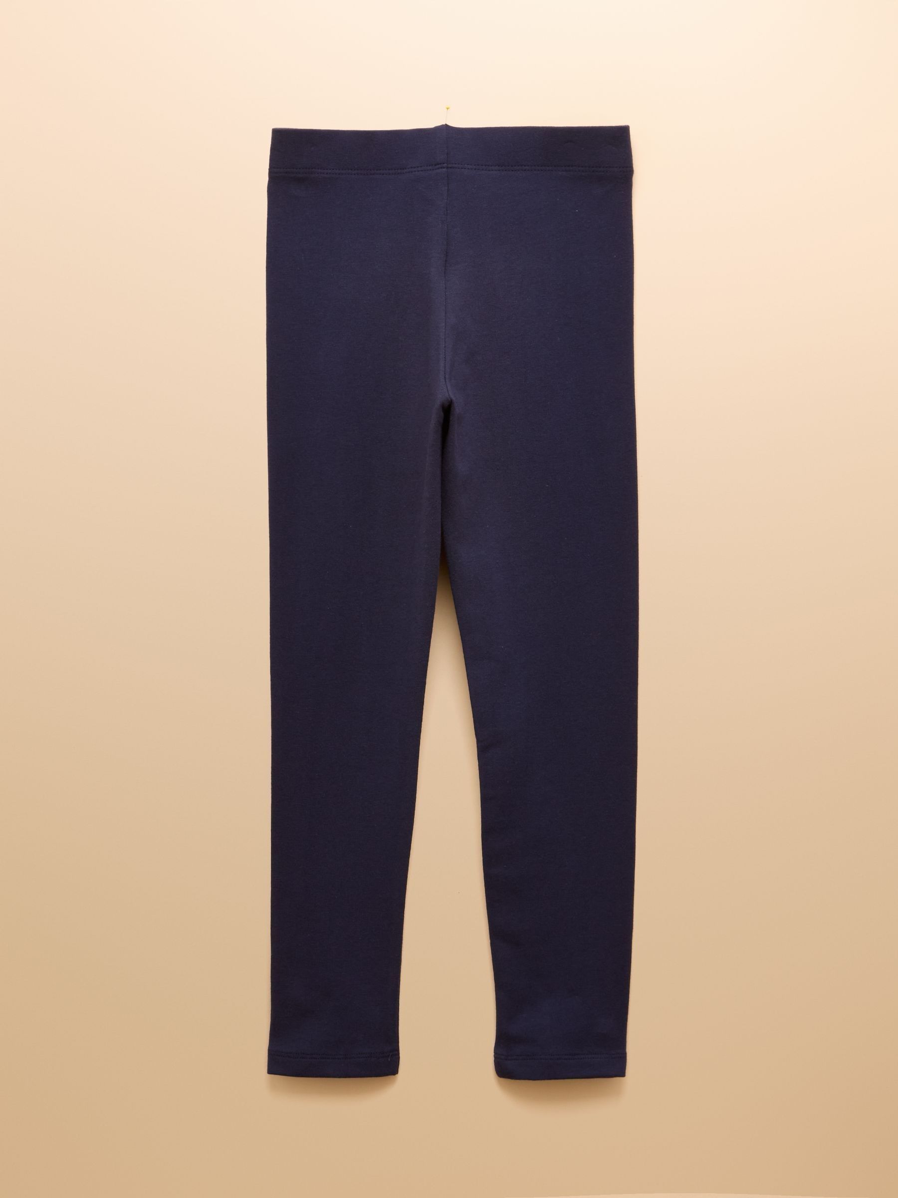 Girls' Deedee Navy Blue Jersey Leggings - Image 2 of 4