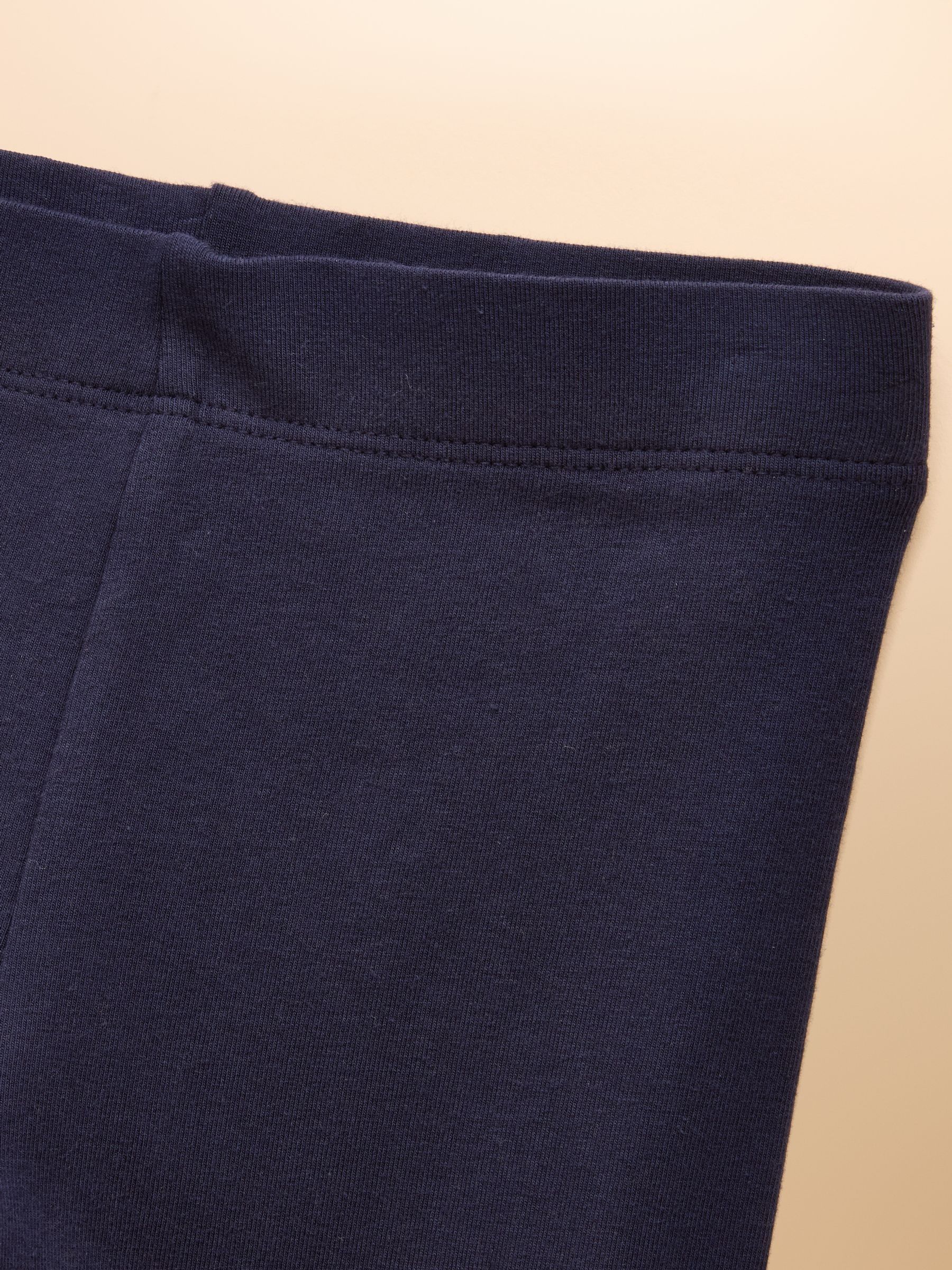 Girls' Deedee Navy Blue Jersey Leggings - Image 3 of 4