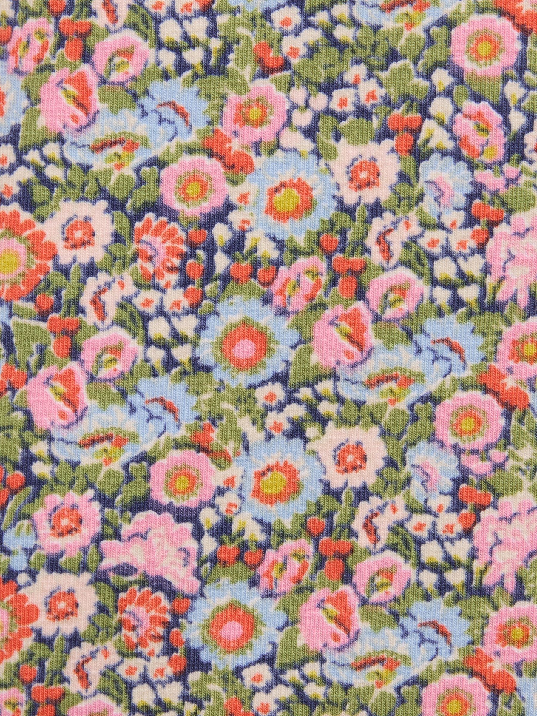 Girls' Deedee Pink Ditsy Jersey Leggings - Image 4 of 5