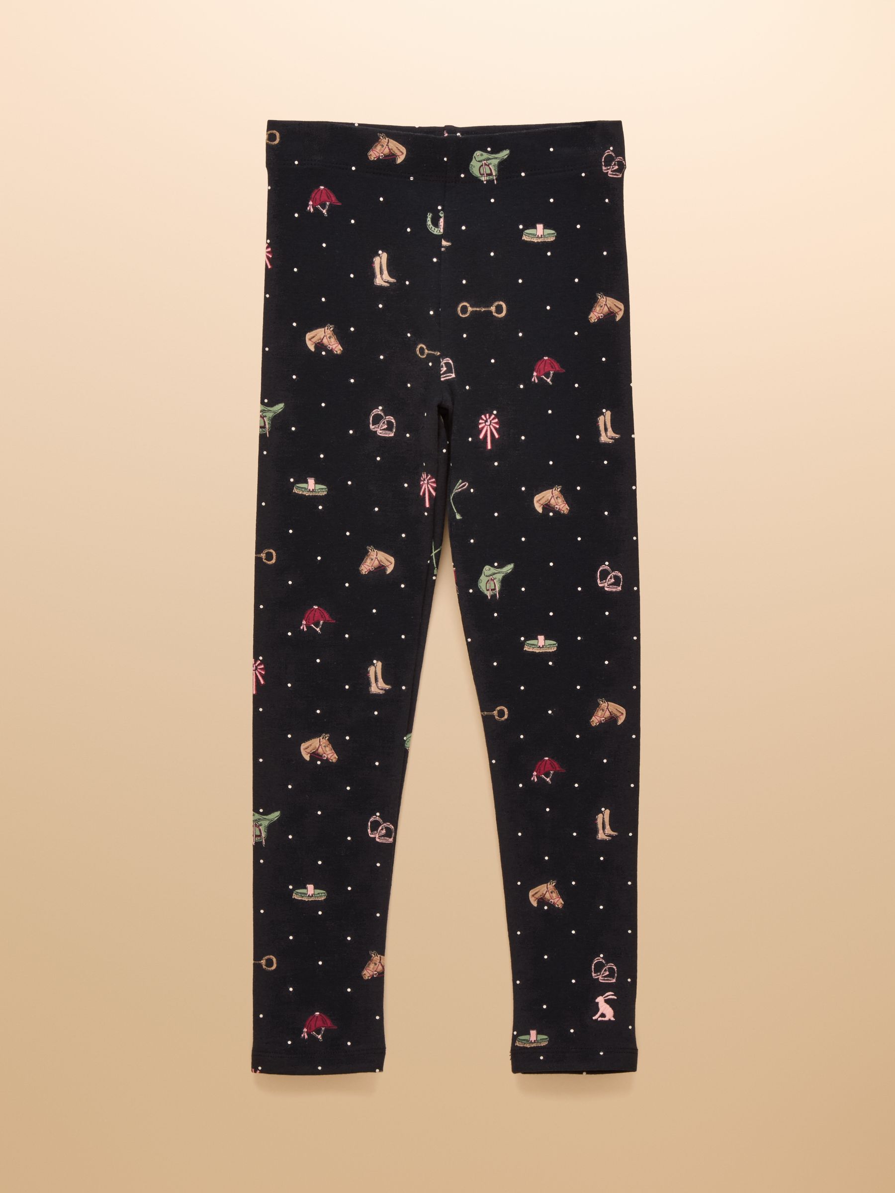 Girls' Deedee Navy Blue Two Pack Leggings - Image 2 of 4