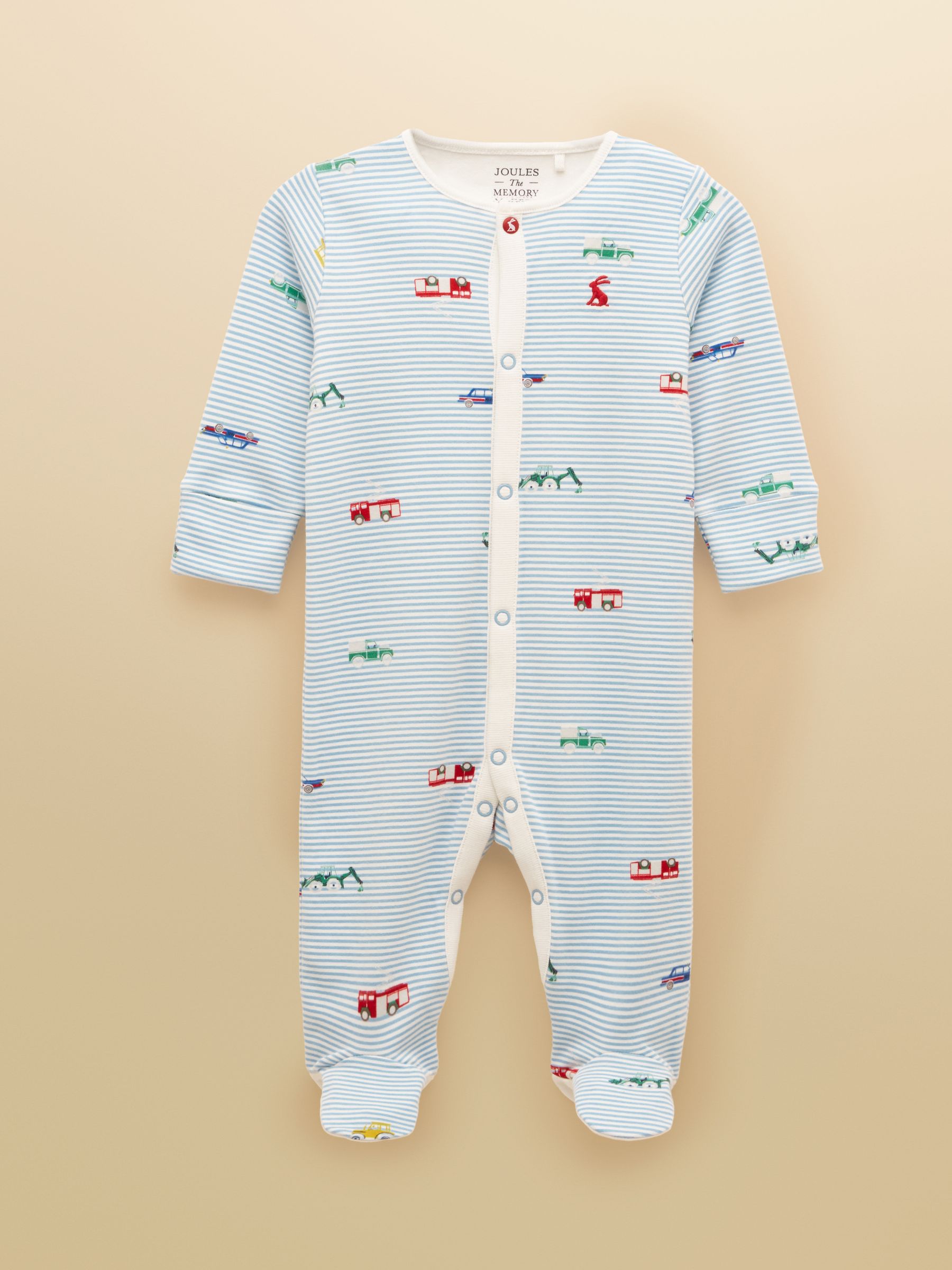 Razamataz Blue Cotton Babygrow - Image 1 of 5