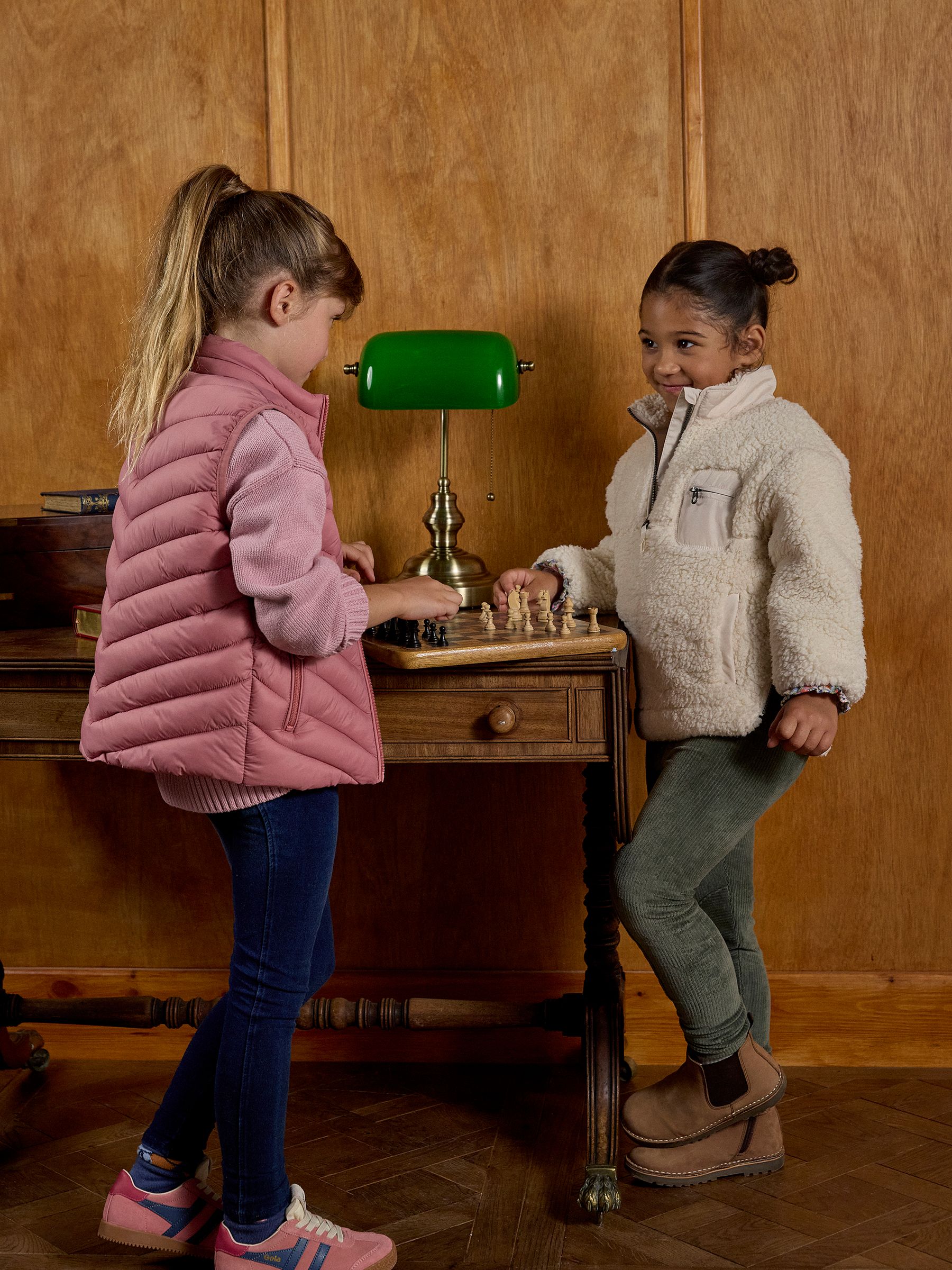 Girls' Tilly Cream Quarter Zip Fleece - Image 2 of 7