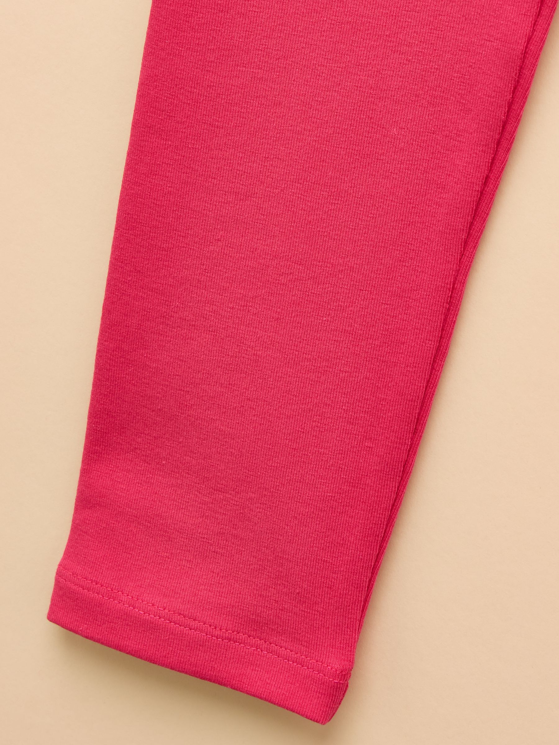 Girls' Deedee Pink Jersey Leggings - Image 4 of 4