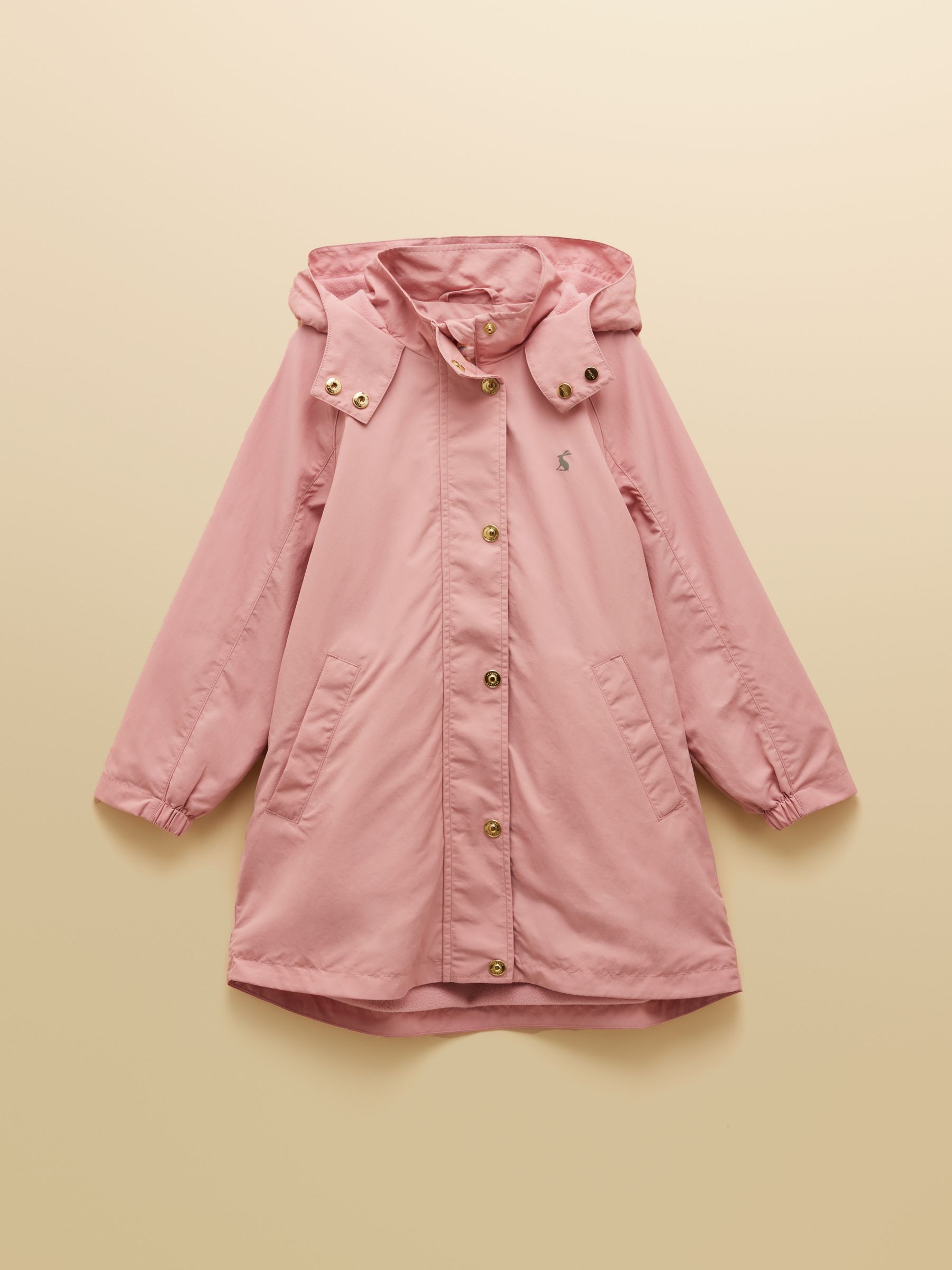 Girls' Meadow Pink Longline Showerproof Coat - Image 1 of 6 Girls' Meadow Pink Longline Showerproof Coat - Image 1 of 6